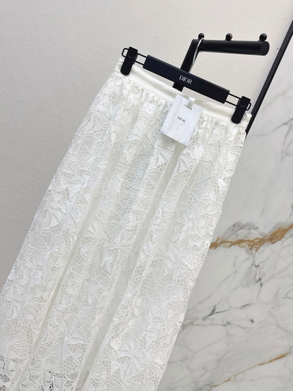 26FW New Water-Soluble Floral Embroidery Skirt 🖤