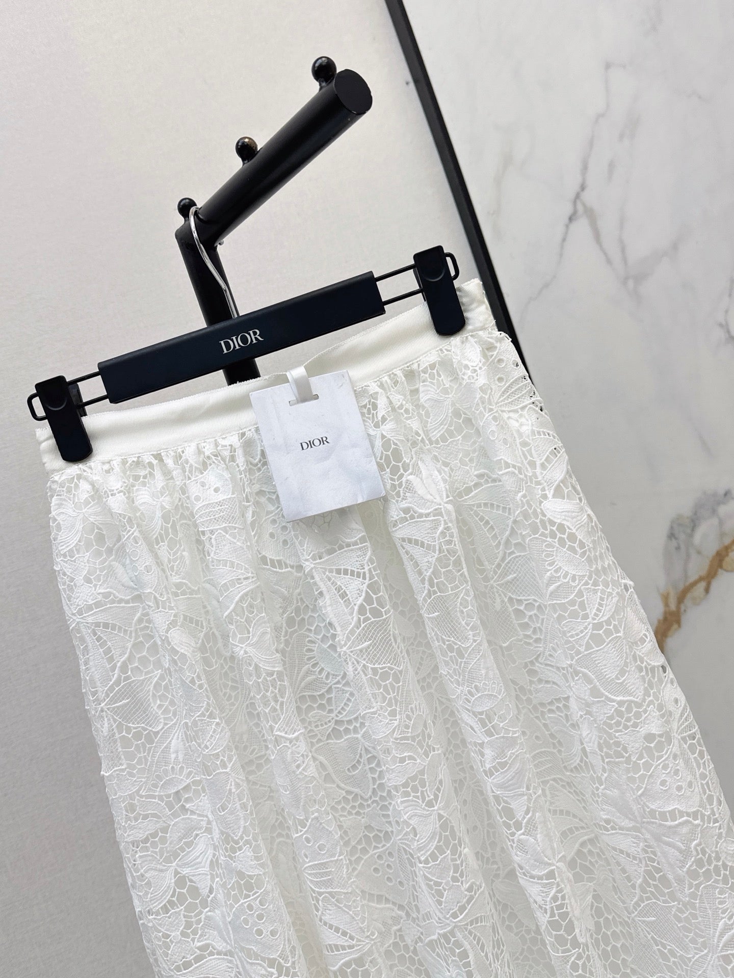 26FW New Water-Soluble Floral Embroidery Skirt 🖤