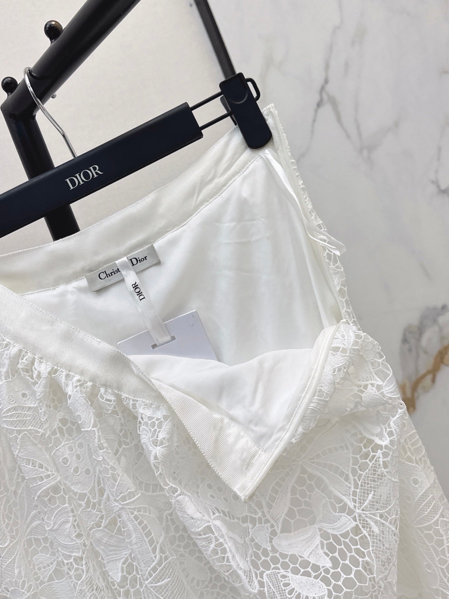 26FW New Water-Soluble Floral Embroidery Skirt 🖤