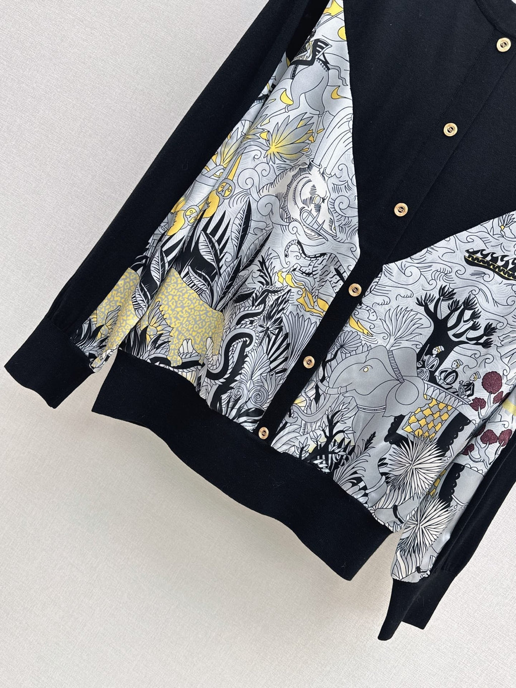 26FW New Printed Panel Knit Cardigan 🖤