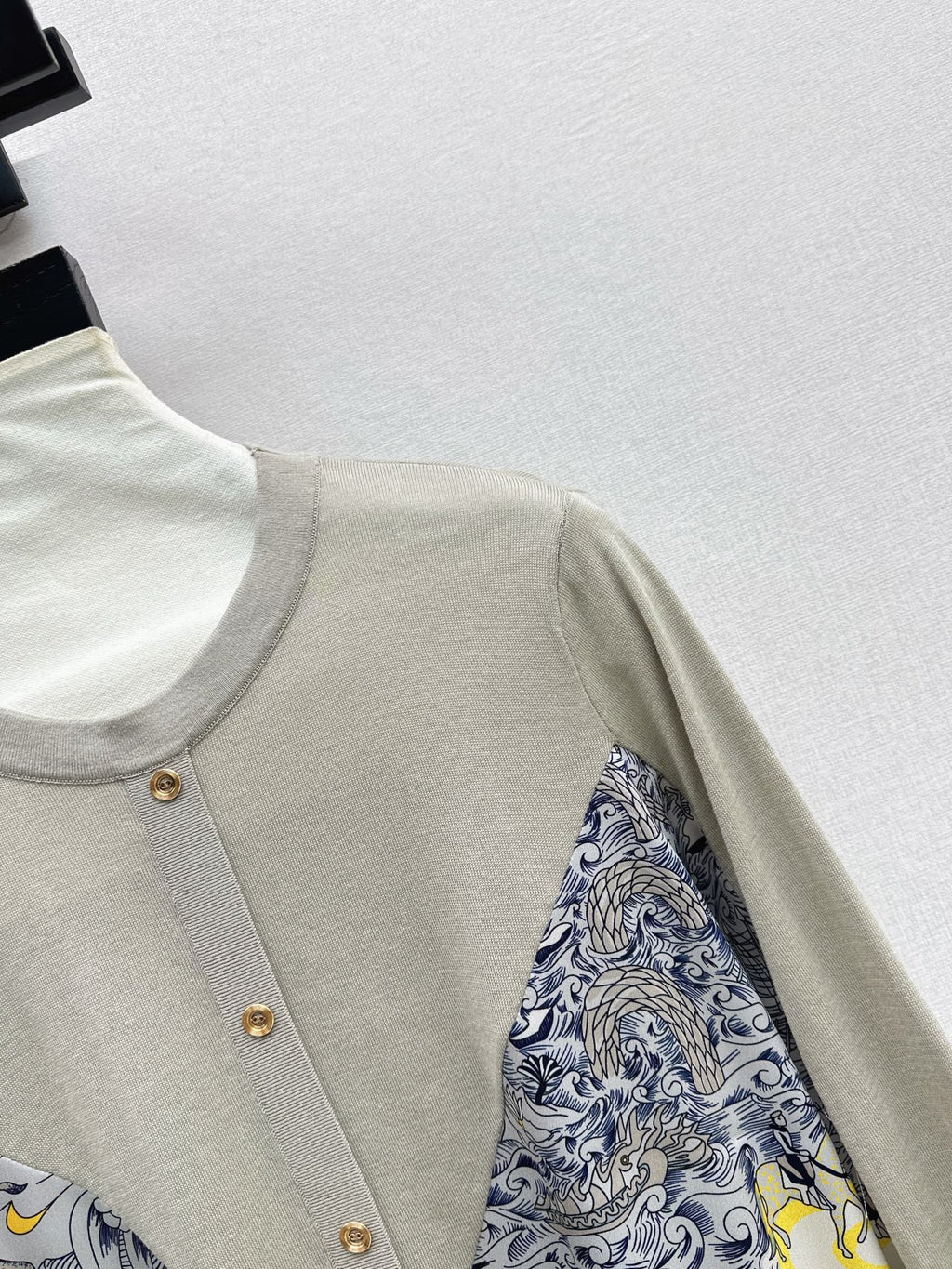 26FW New Printed Panel Knit Cardigan 🖤