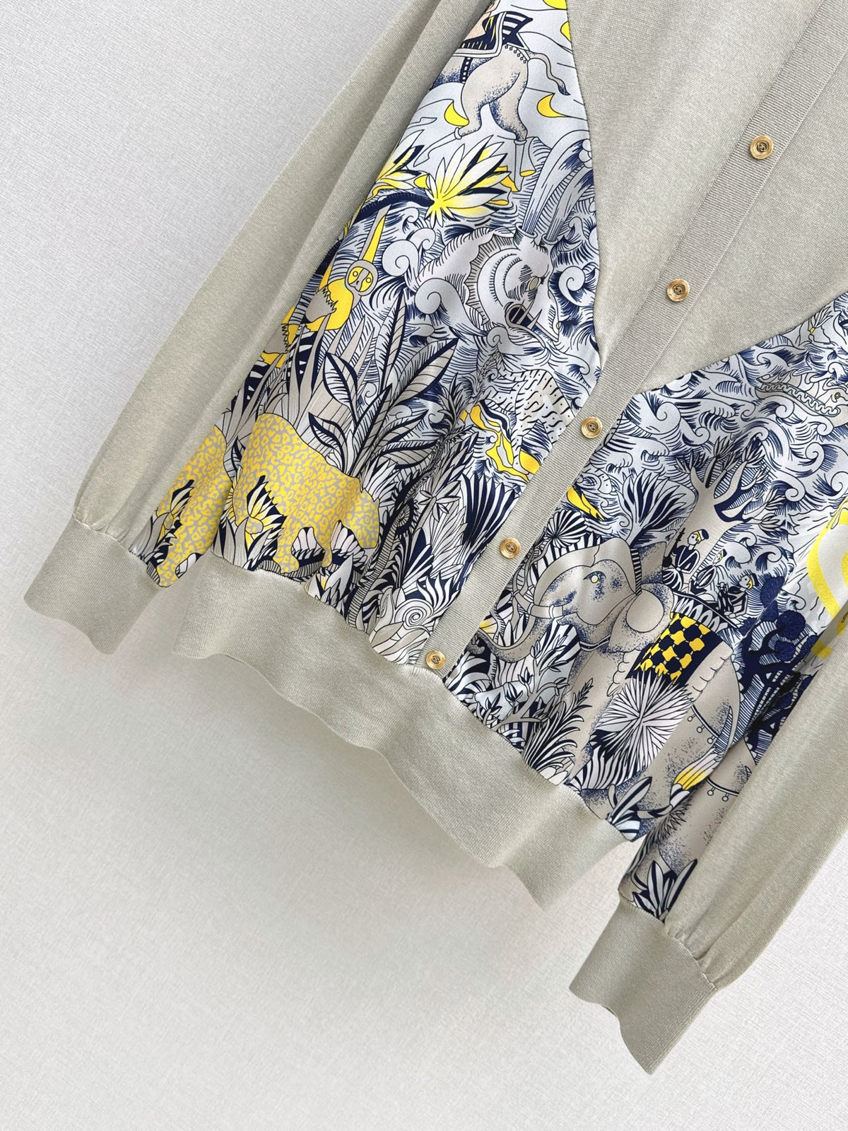 26FW New Printed Panel Knit Cardigan 🖤