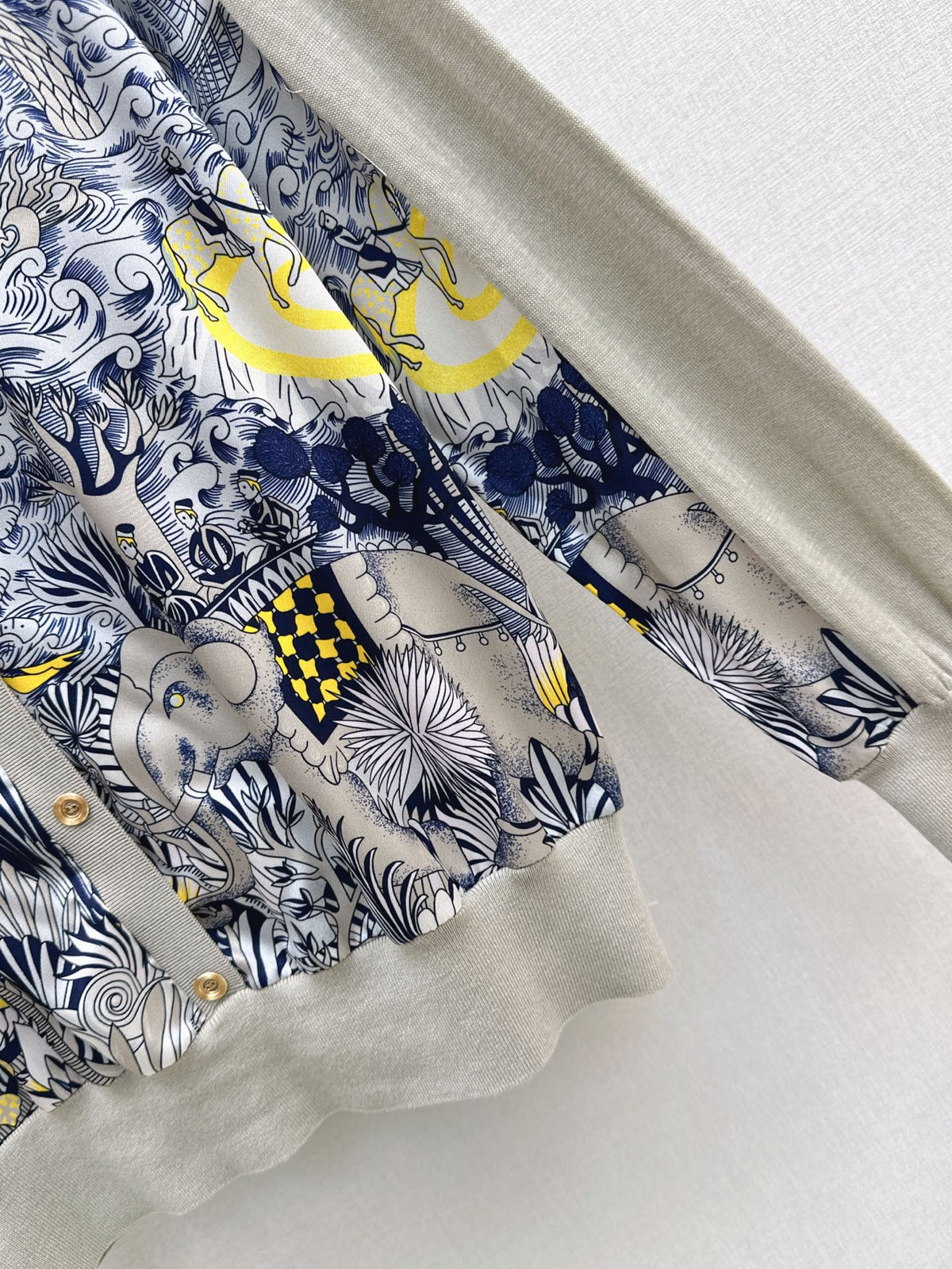 26FW New Printed Panel Knit Cardigan 🖤