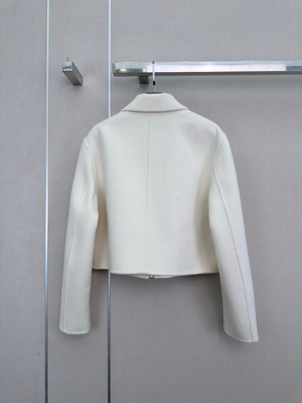 26FW New Reversible Cashmere Coat with Lapel Collar