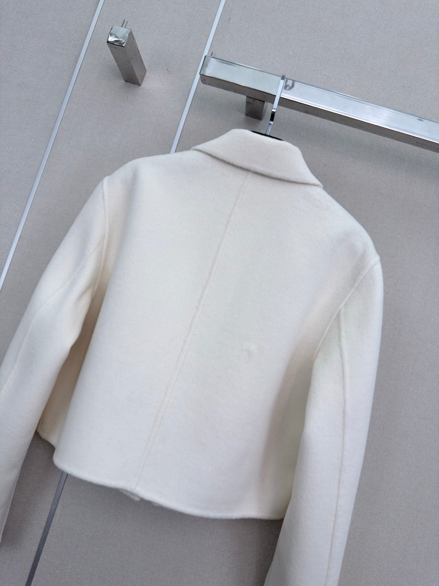 26FW New Reversible Cashmere Coat with Lapel Collar