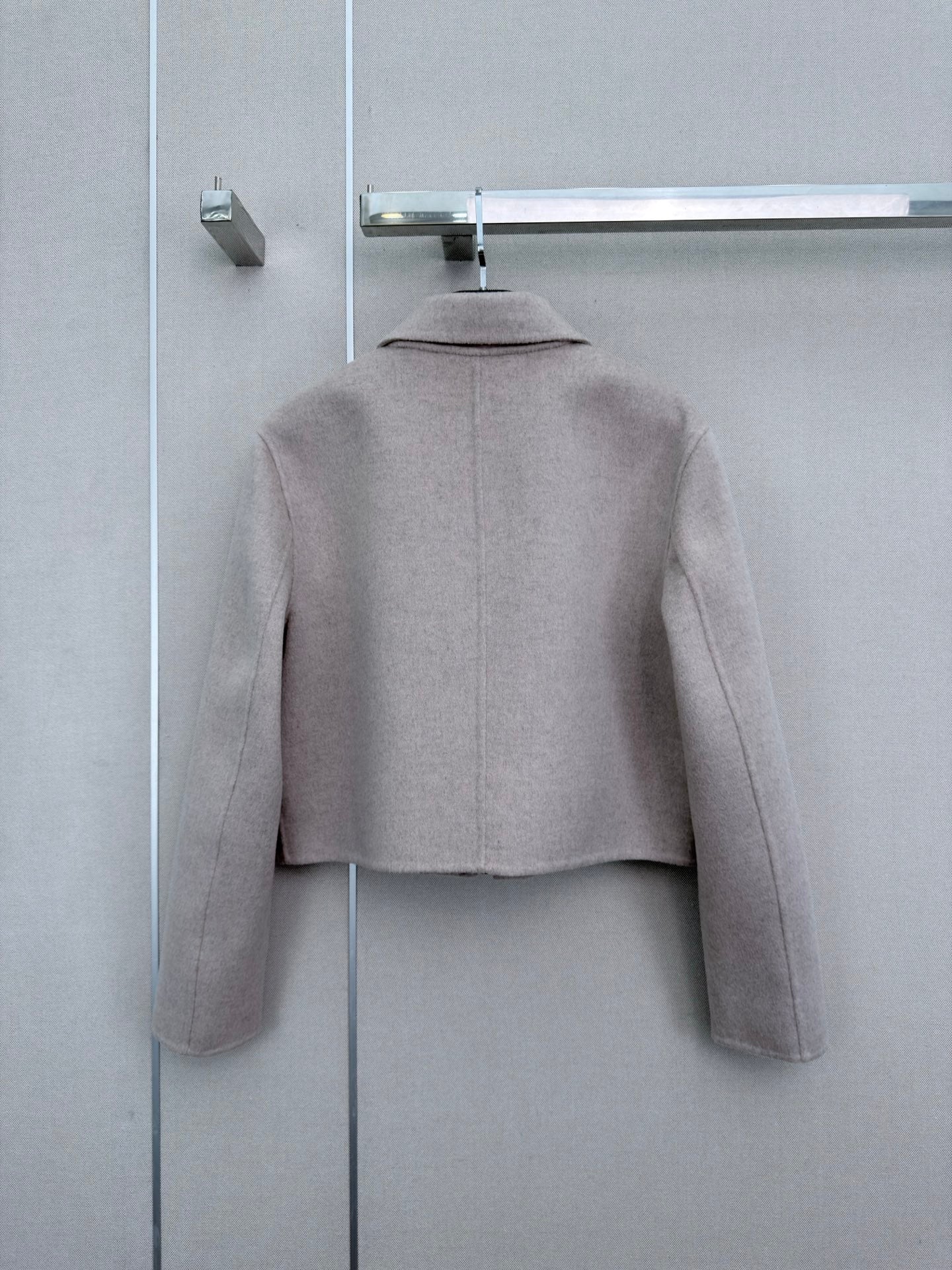 26FW New Reversible Cashmere Coat with Lapel Collar