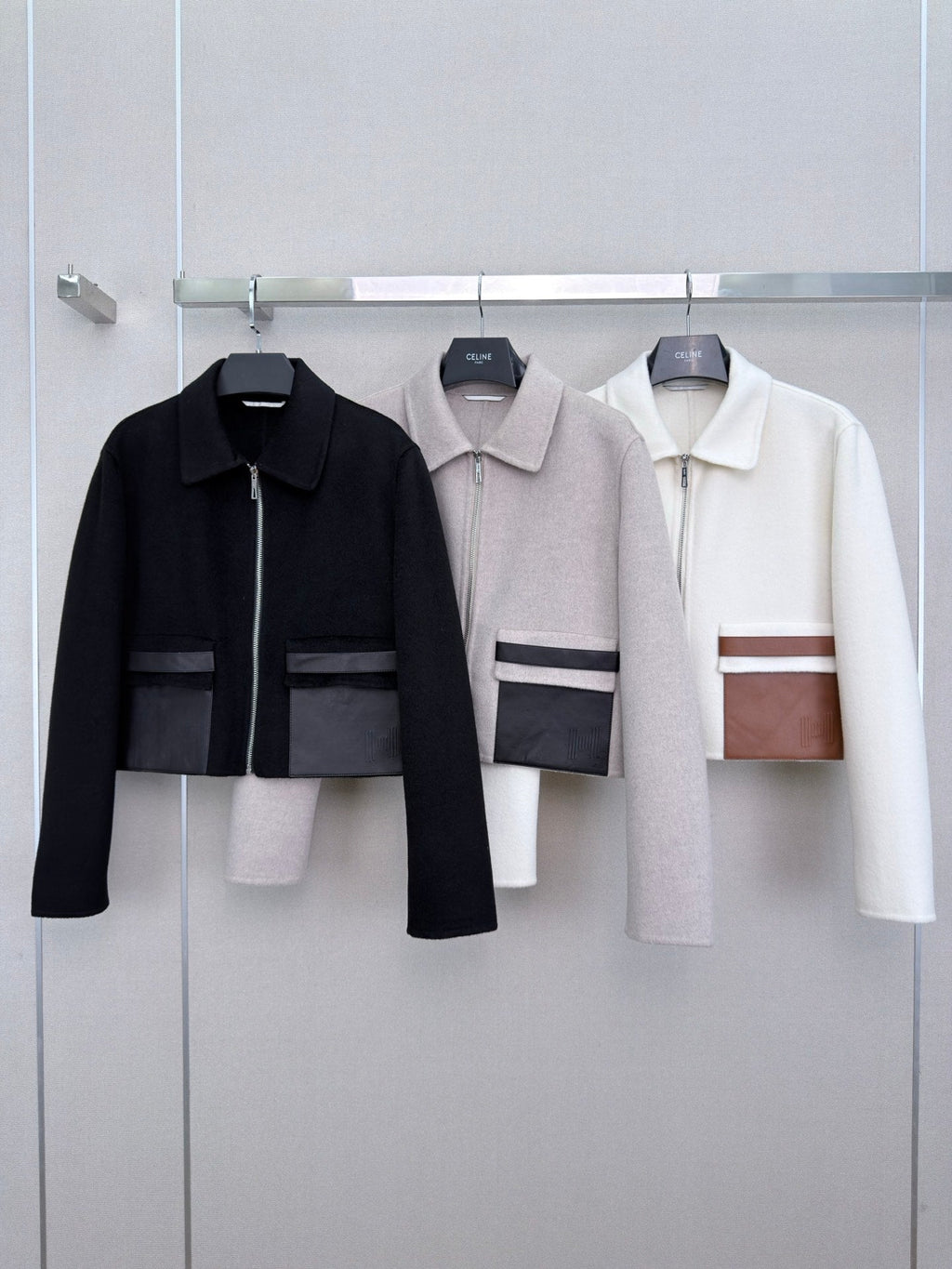 26FW New Reversible Cashmere Coat with Lapel Collar