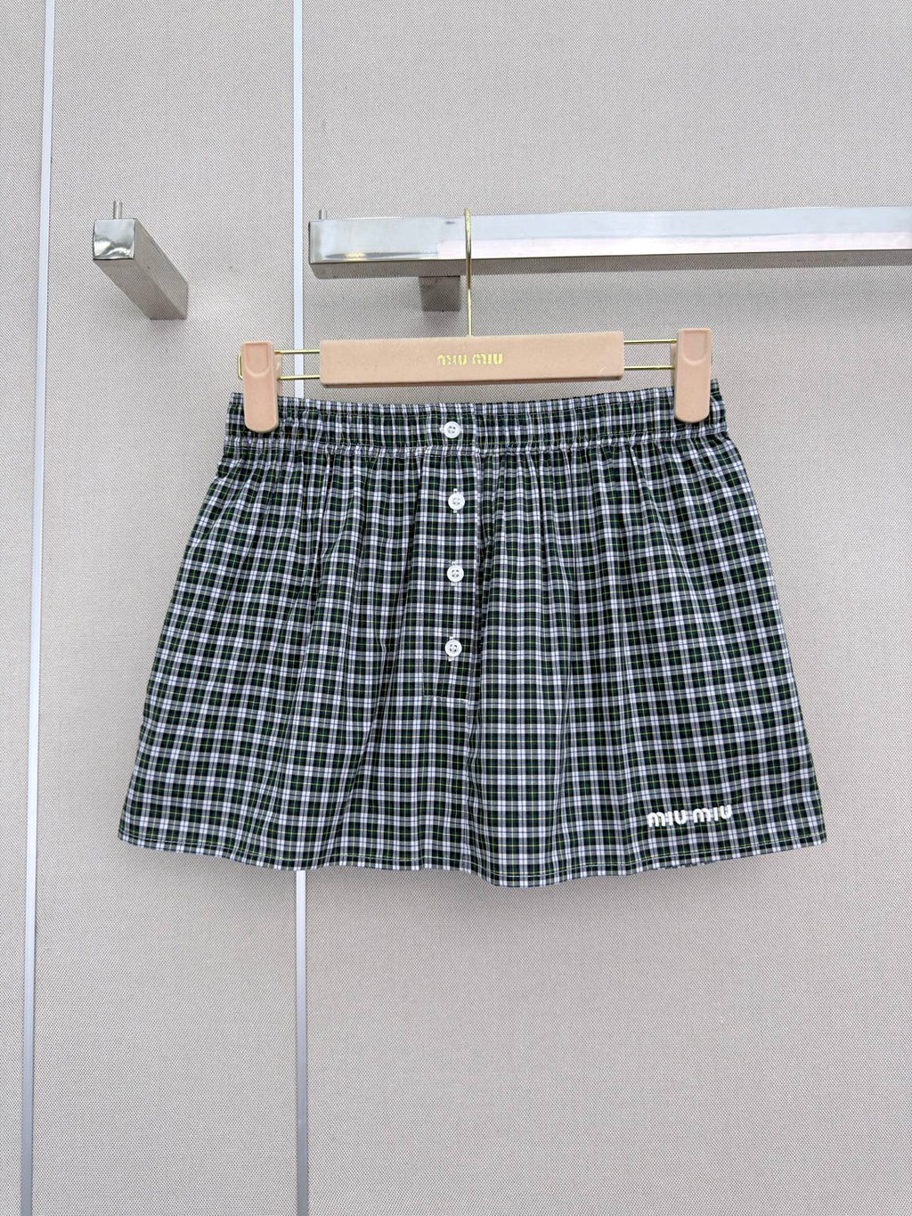 🔥Highest Quality🔥26FW New Plaid Mini Skirt with Elastic Waist