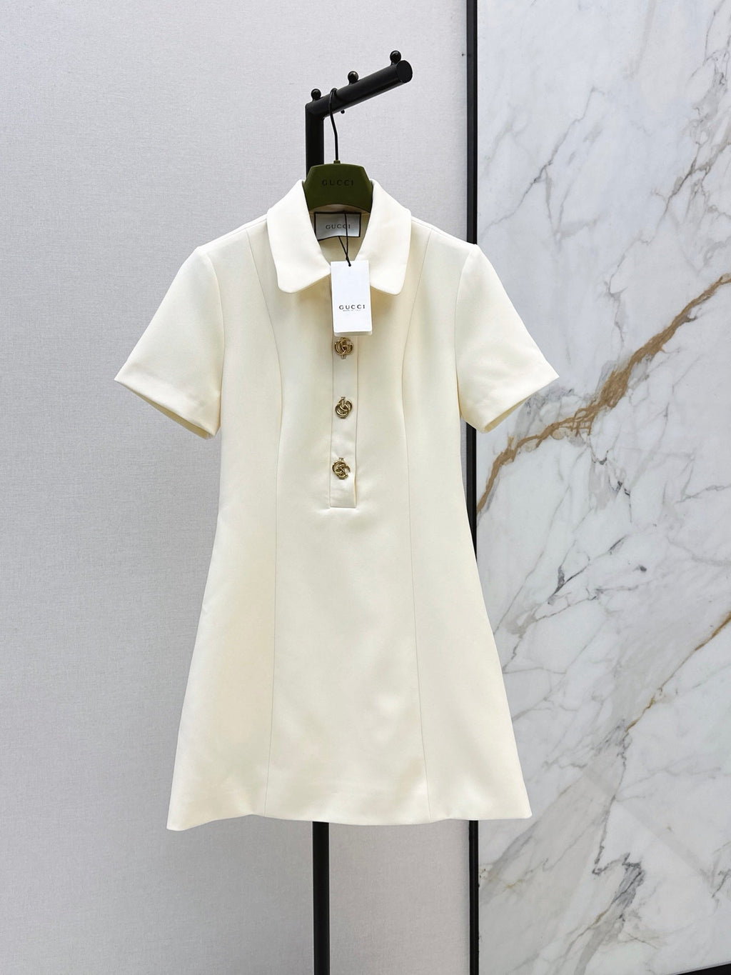 🔥Highest Quality🔥 26FW New Lapel Dress with Metal Buckle 🤍