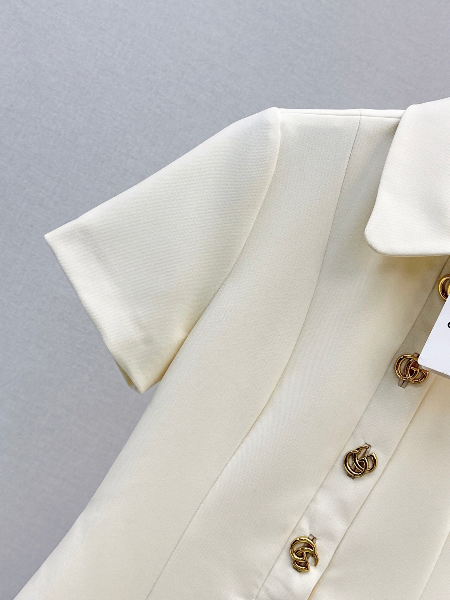 🔥Highest Quality🔥 26FW New Lapel Dress with Metal Buckle 🤍