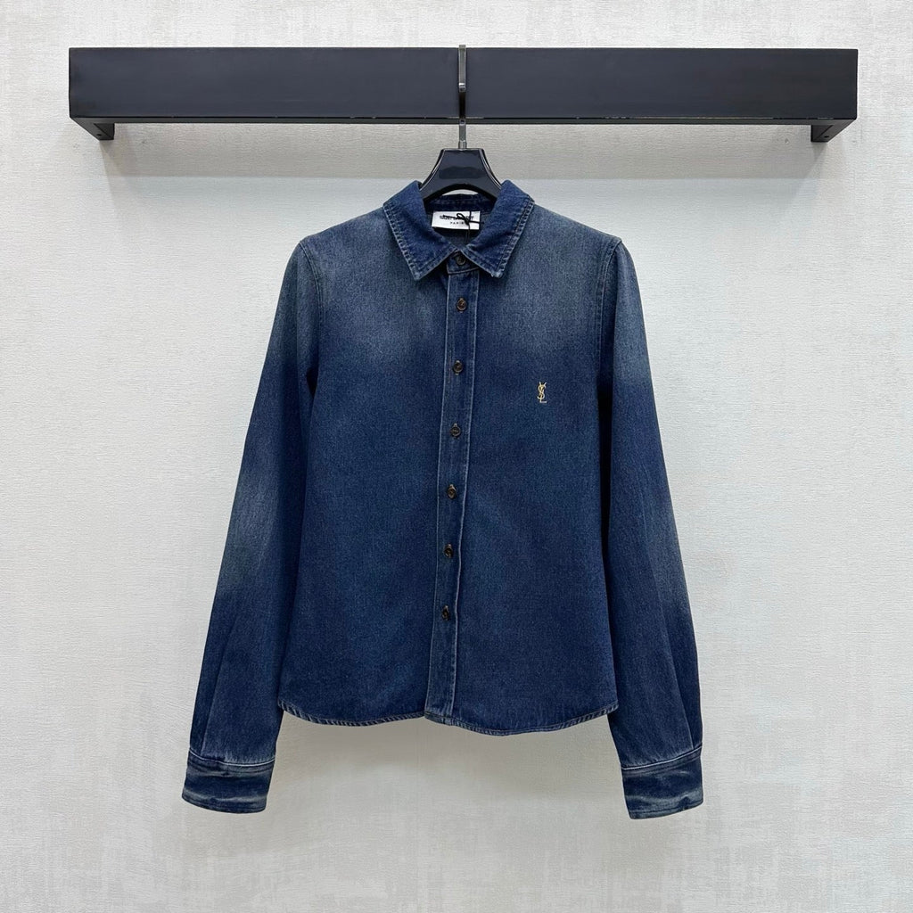 🔥HOT🔥26FW New Embroidered Lapel Denim Jacket