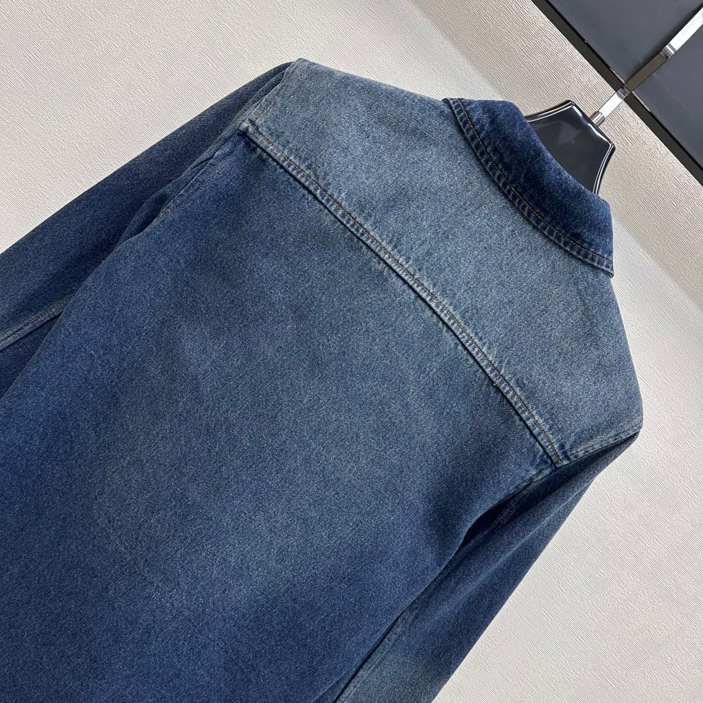 🔥HOT🔥26FW New Embroidered Lapel Denim Jacket
