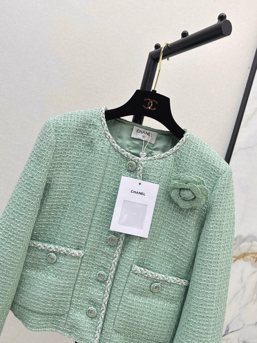 26FW New Mint Green Knit Jacket 🍏