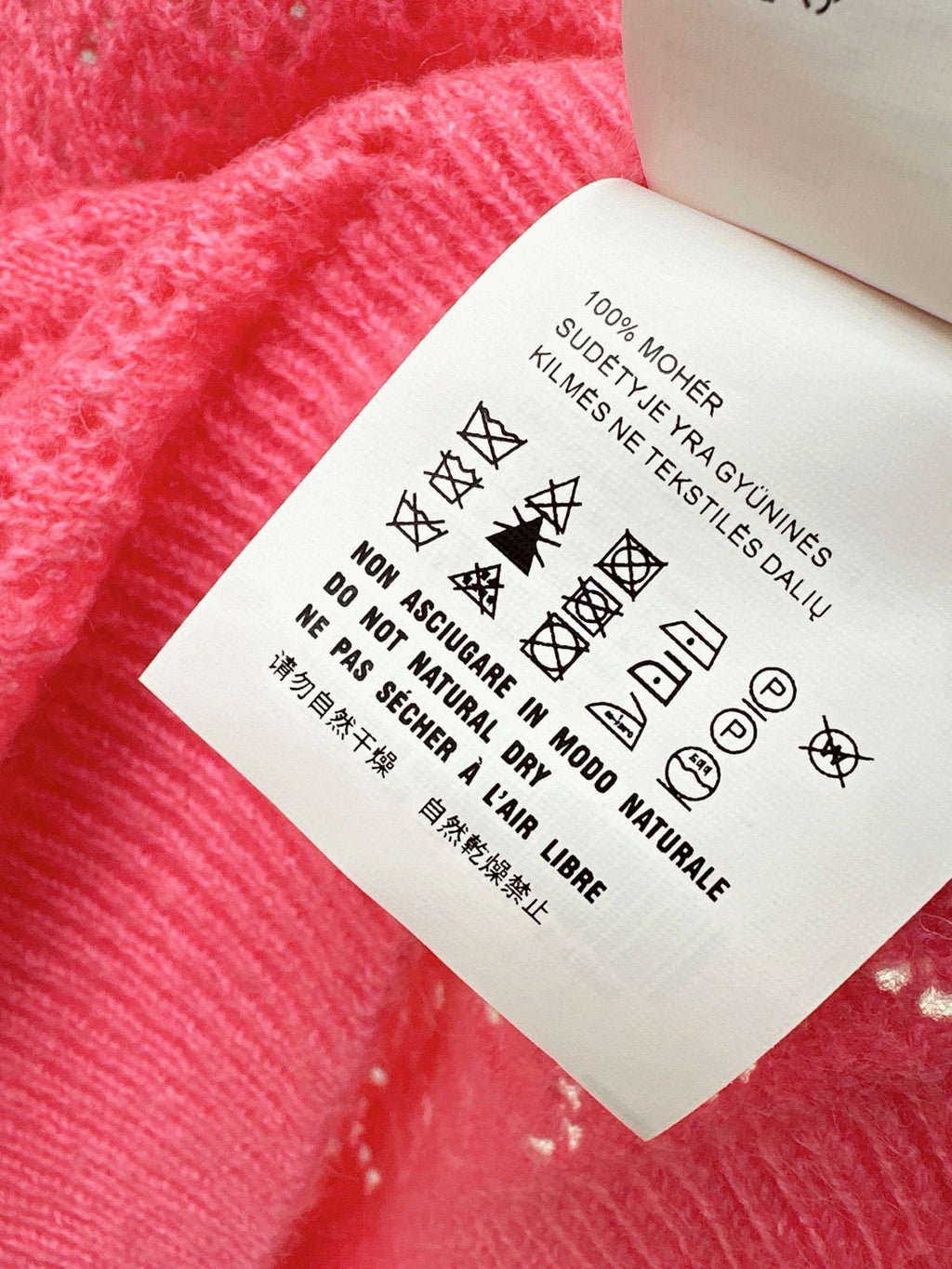 26FW New Pink Short-Sleeve Knit Polo with Cut-Out Detail and Collar 💕