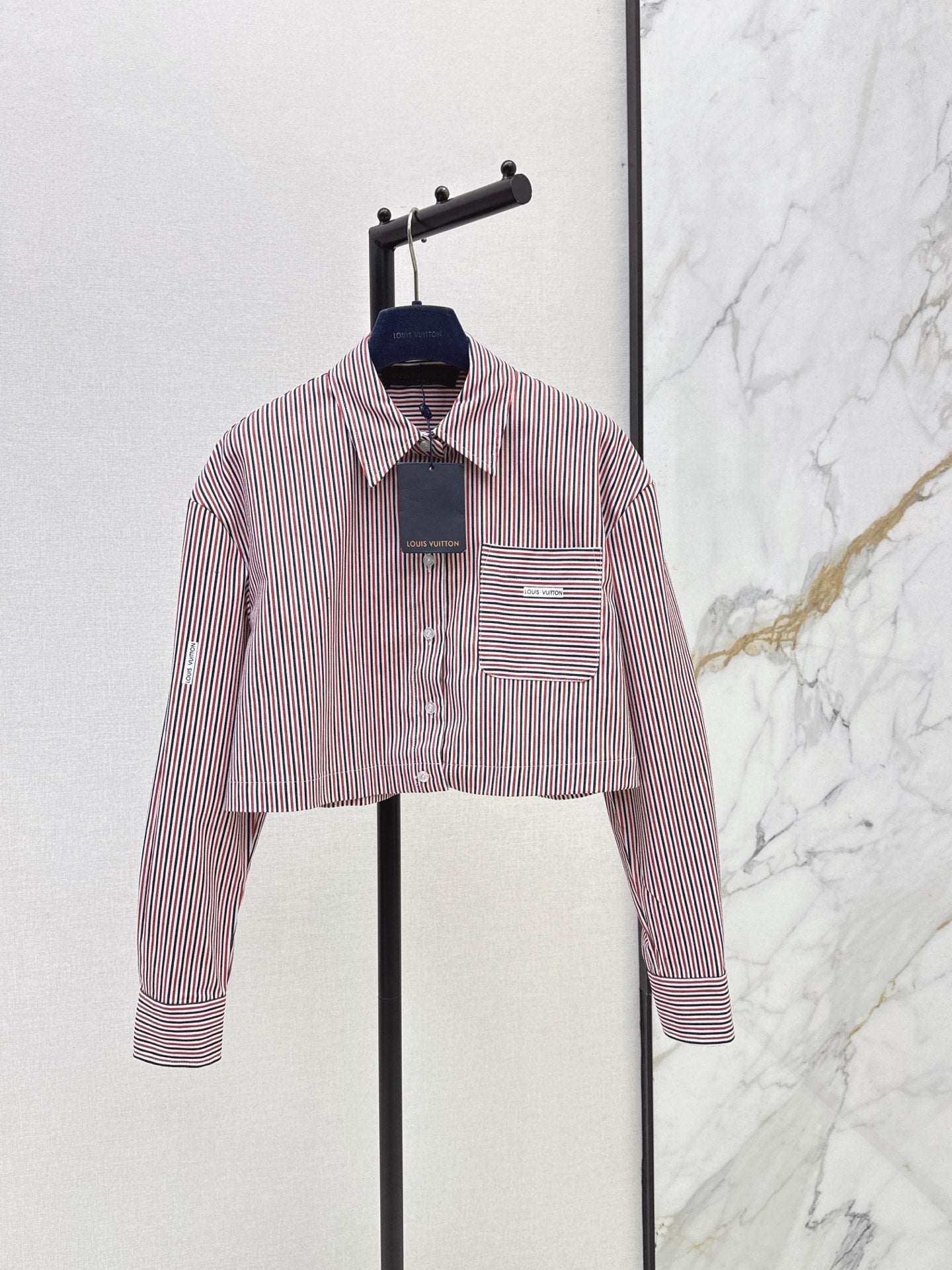26FW New Cropped Striped Shirt 💕