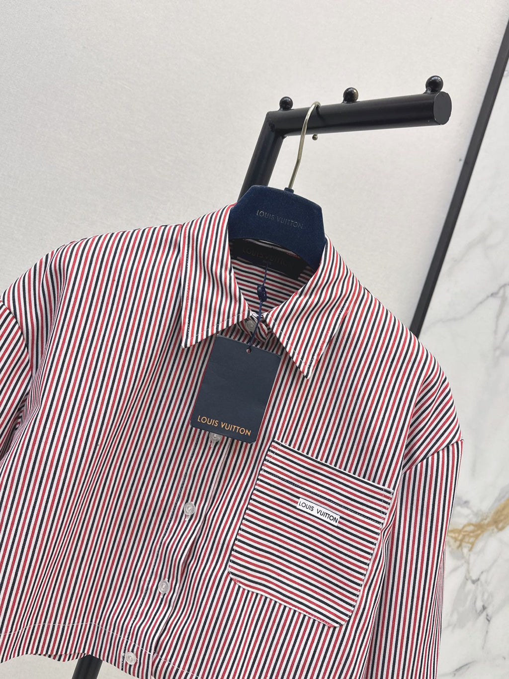 26FW New Cropped Striped Shirt 💕