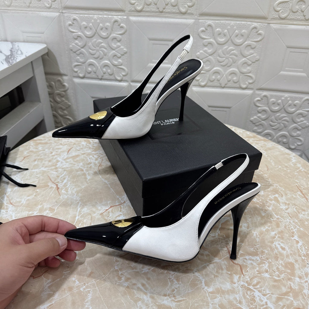 26FW New YSL Logo High Heels 👠(height: 10.5cm)