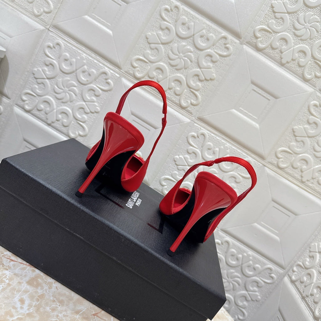 26FW New YSL Logo High Heels 👠(height: 10.5cm)