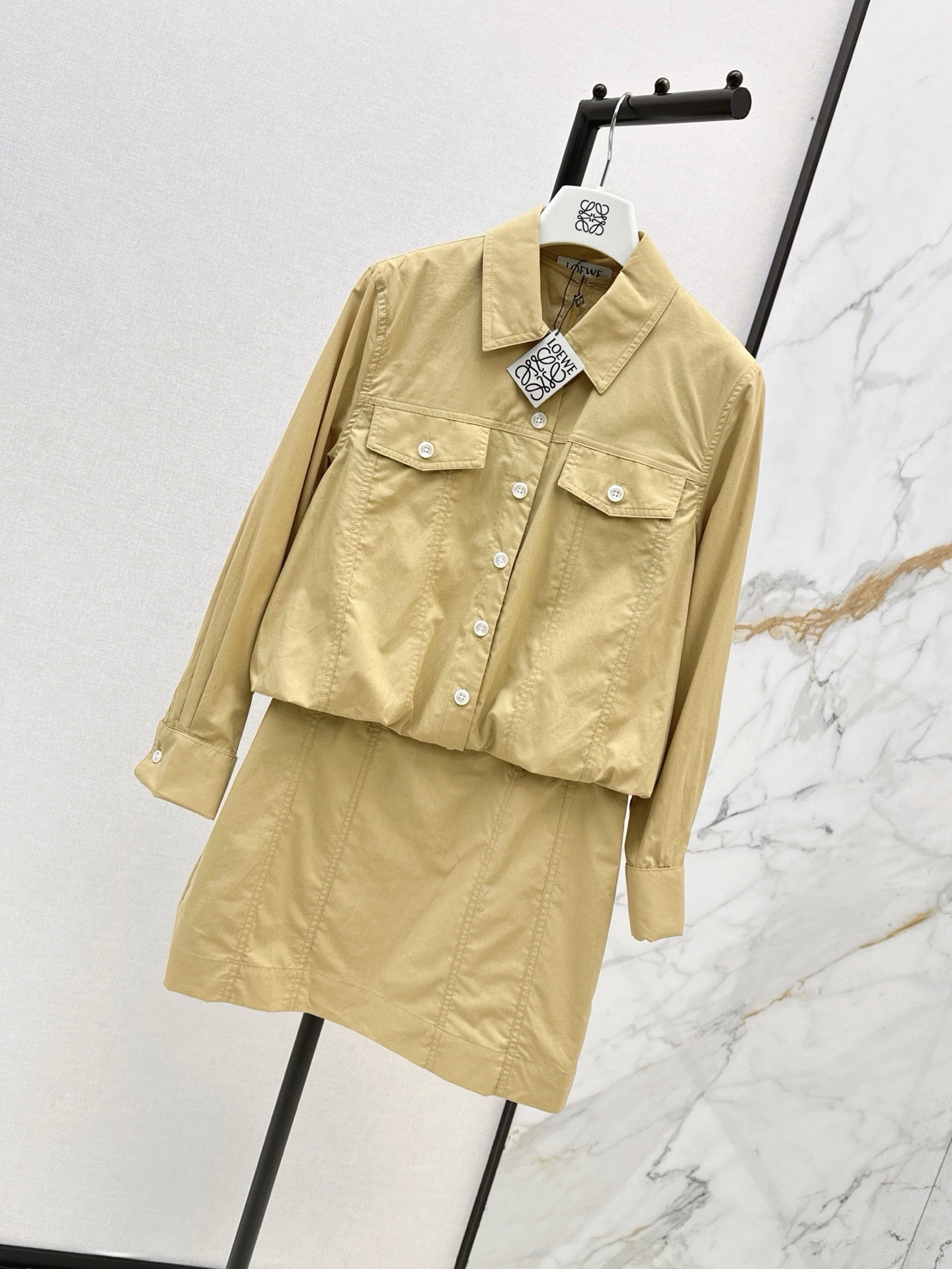 26FW New "Faux-Layered" Style Shirt Dress 🤍