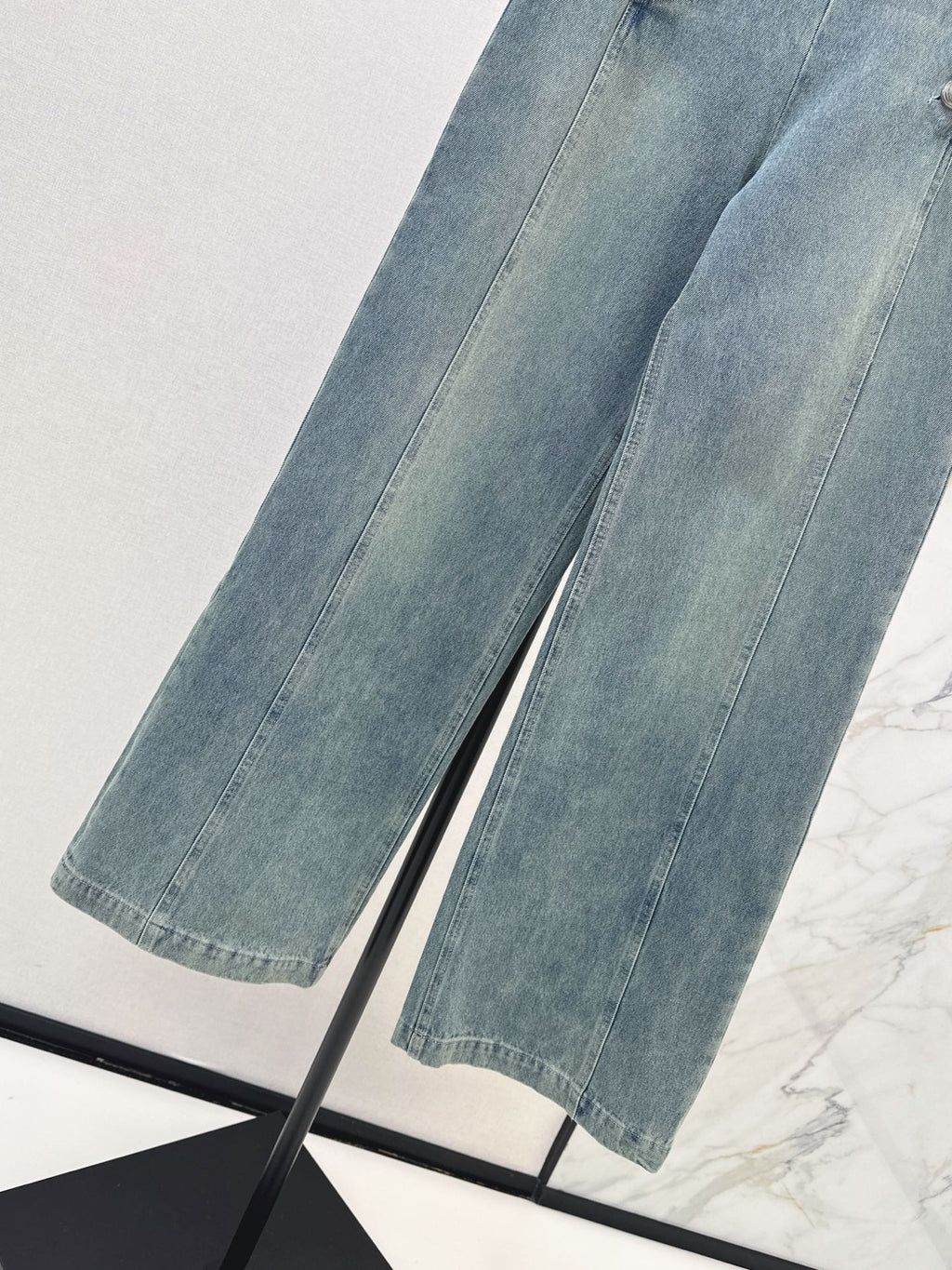 26FW New Double-Breasted Straight-Leg Jeans 🩵