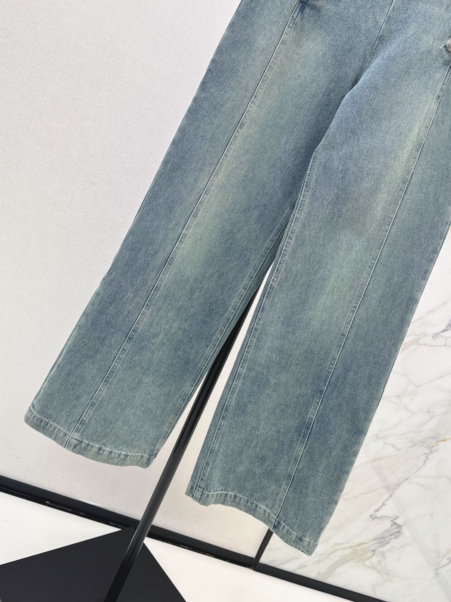 26FW New Double-Breasted Straight-Leg Jeans 🩵