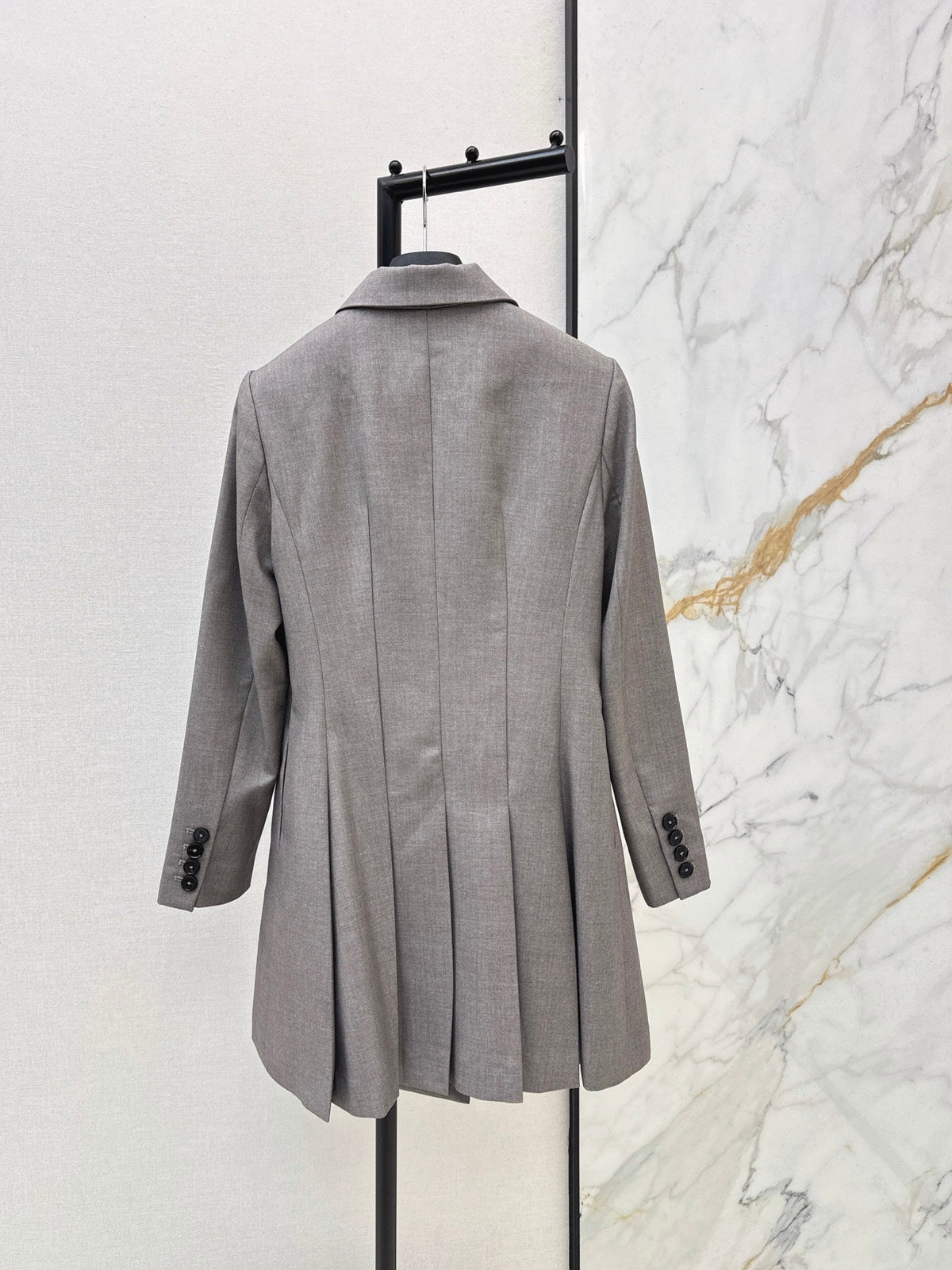 26FW New Double-Breasted Pleated Dress 🖤