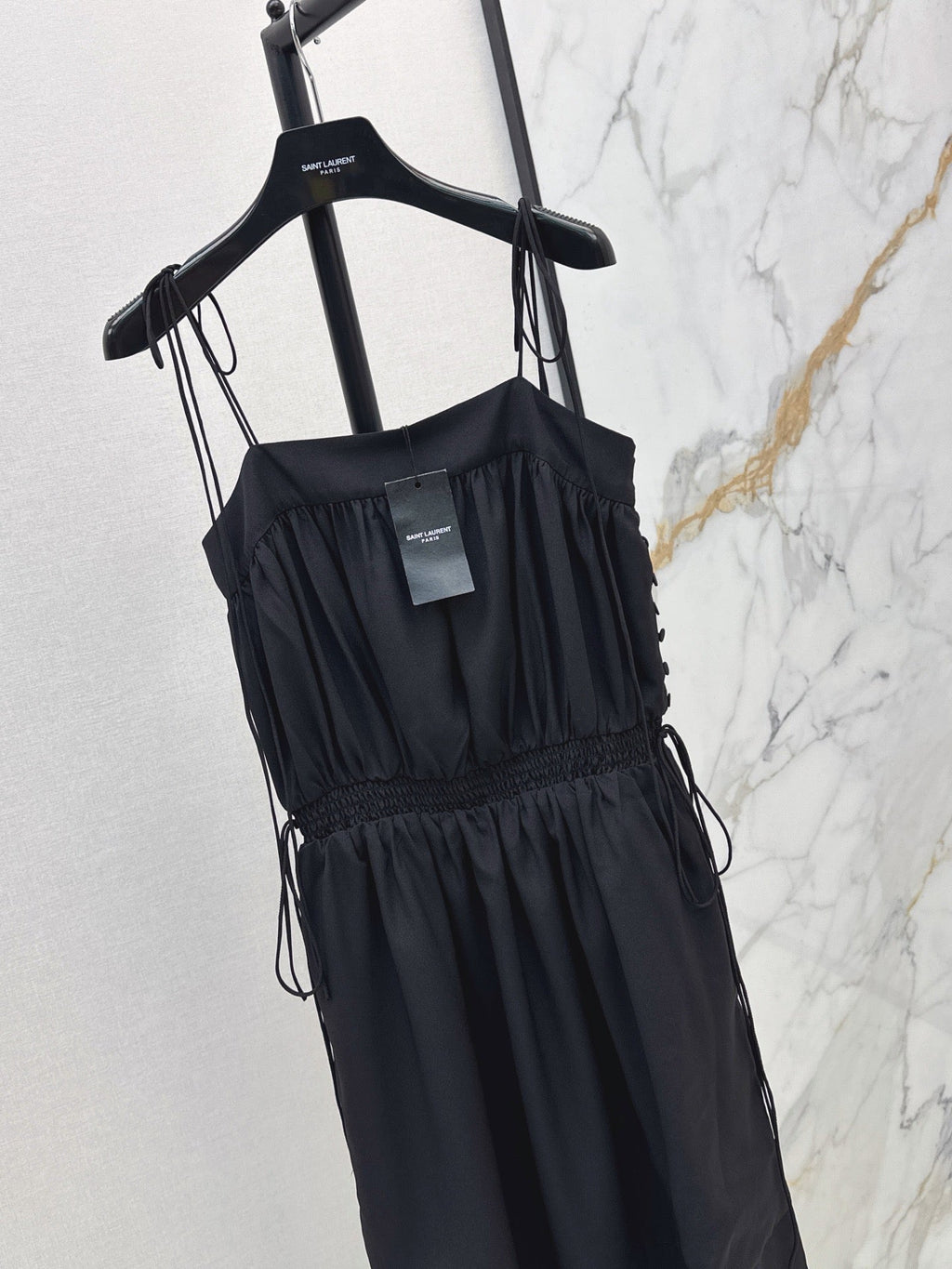 26FW New: French Minimalist Lightweight Slit Camisole Dress 🖤