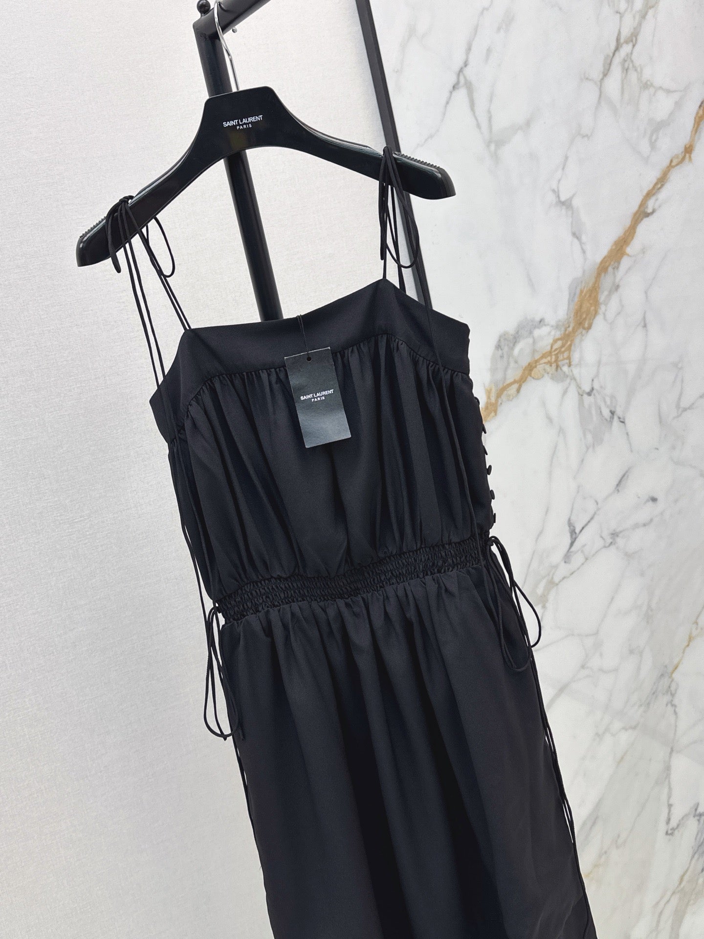 26FW New: French Minimalist Lightweight Slit Camisole Dress 🖤