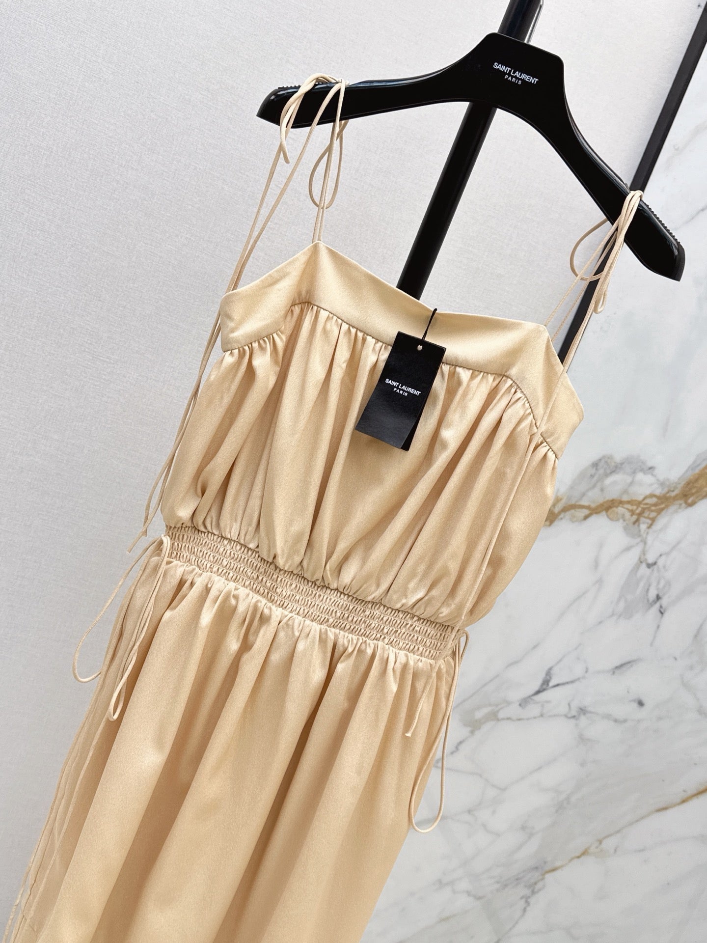26FW New: French Minimalist Lightweight Slit Camisole Dress 🖤