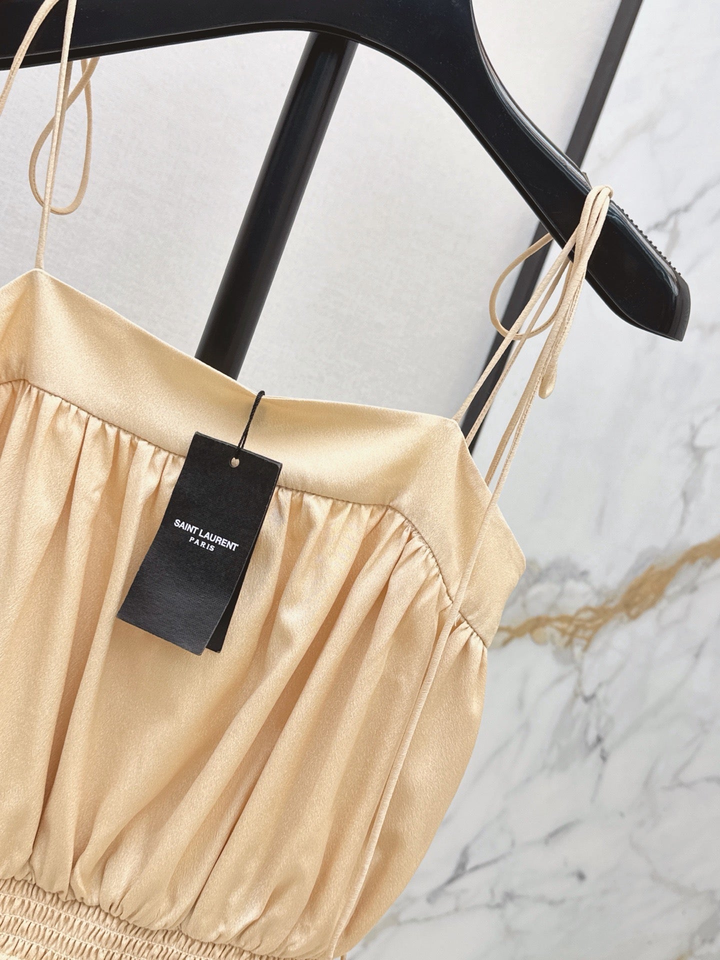 26FW New: French Minimalist Lightweight Slit Camisole Dress 🖤