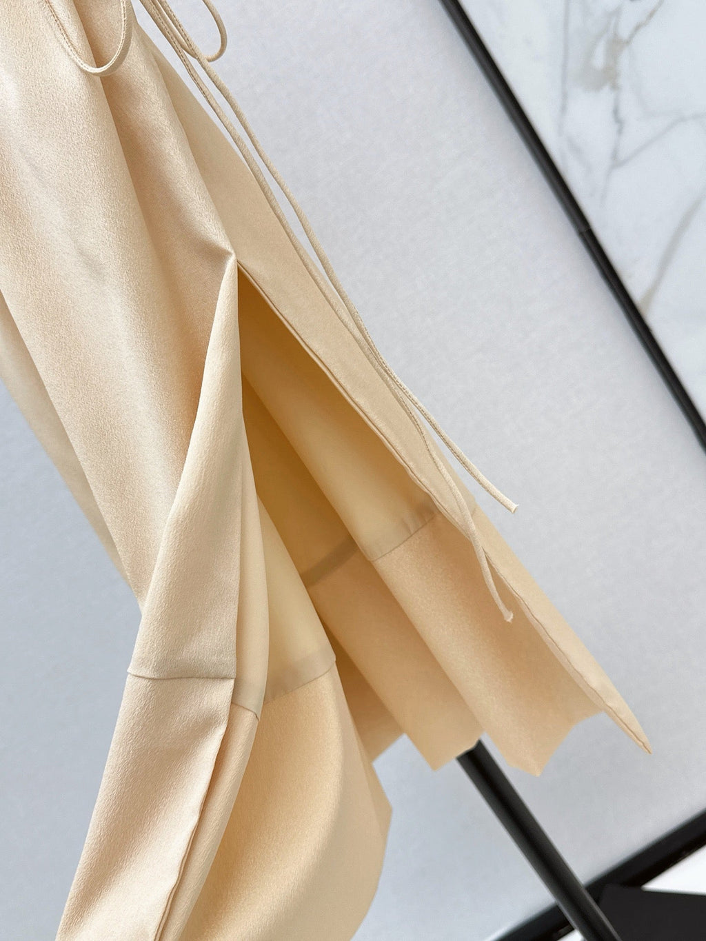 26FW New: French Minimalist Lightweight Slit Camisole Dress 🖤