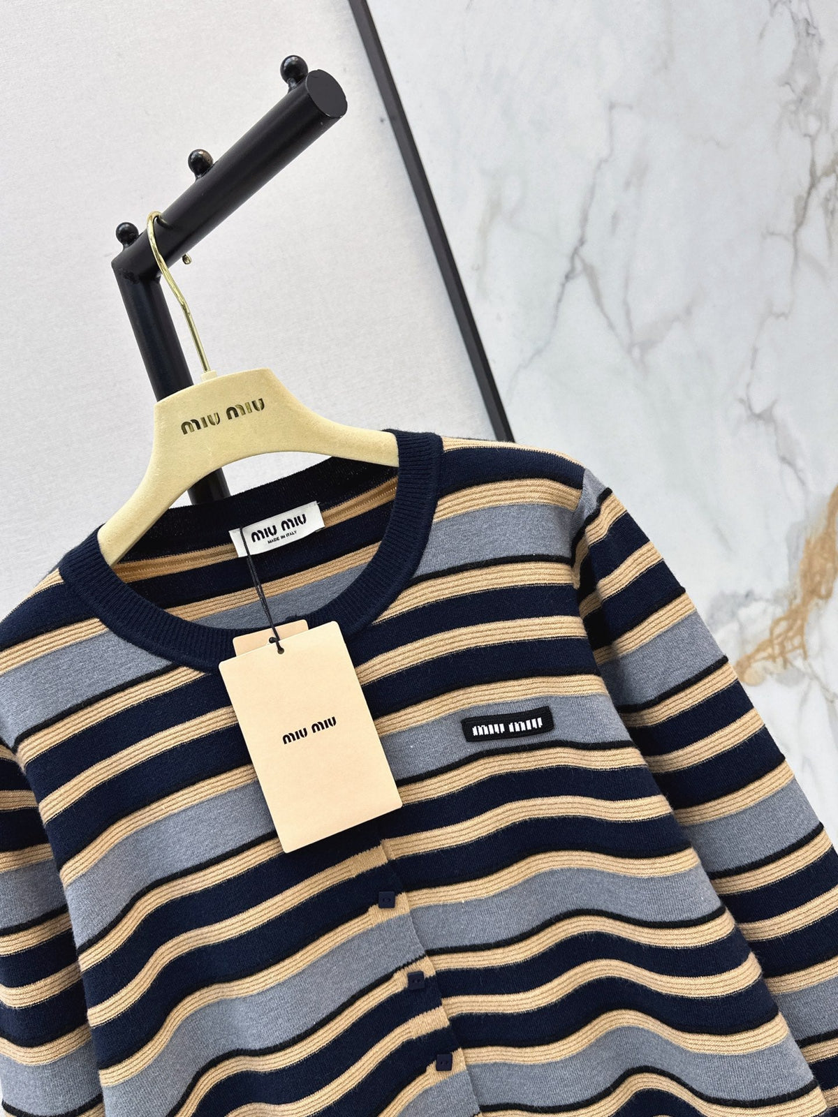 26FW New Striped Knit Cardigan 🤎