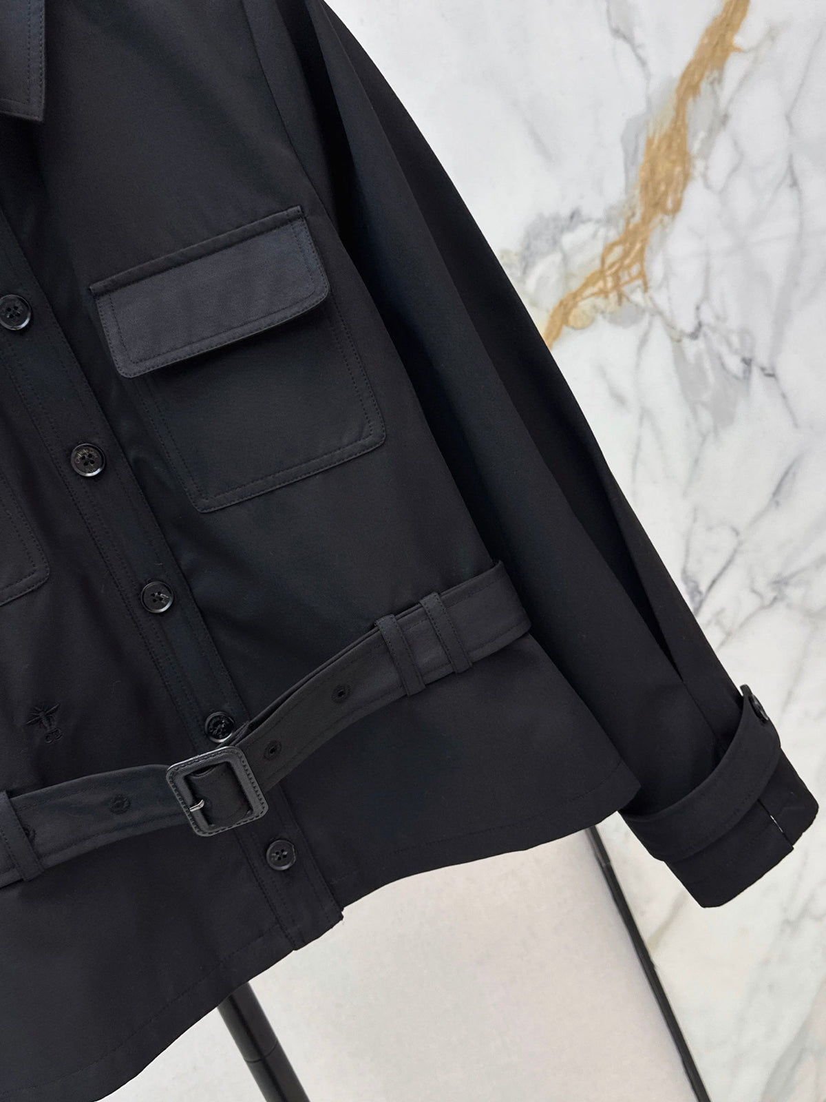 Dior/26FW New Cropped Trench Coat with Cinched-Waist Design 🖤