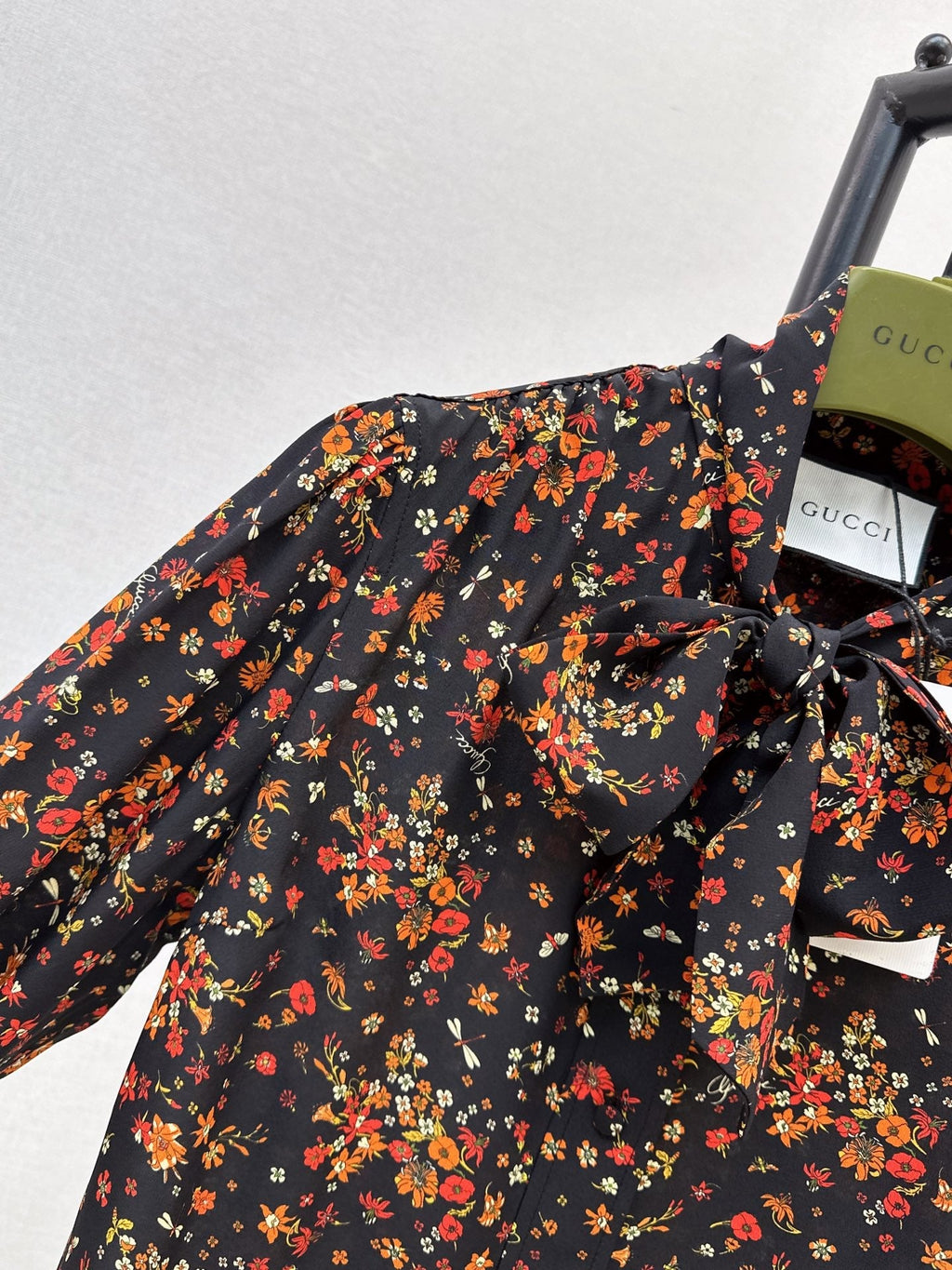 🔥Highest Quality🔥26FW New Floral Shirt with Ribbon Ties 🖤