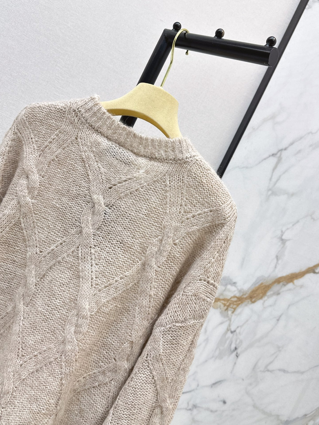 26FW New Logo Letter Embroidery Crewneck Sweater 🩶