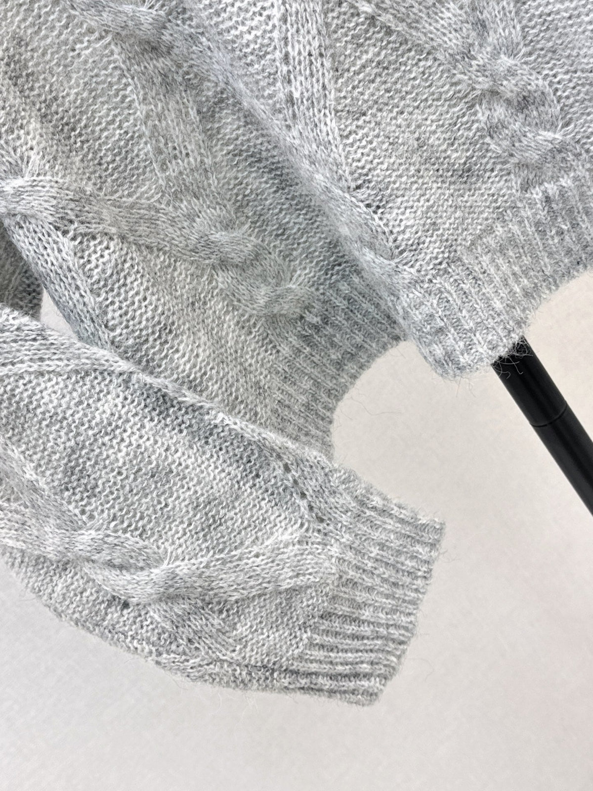 26FW New Logo Letter Embroidery Crewneck Sweater 🩶