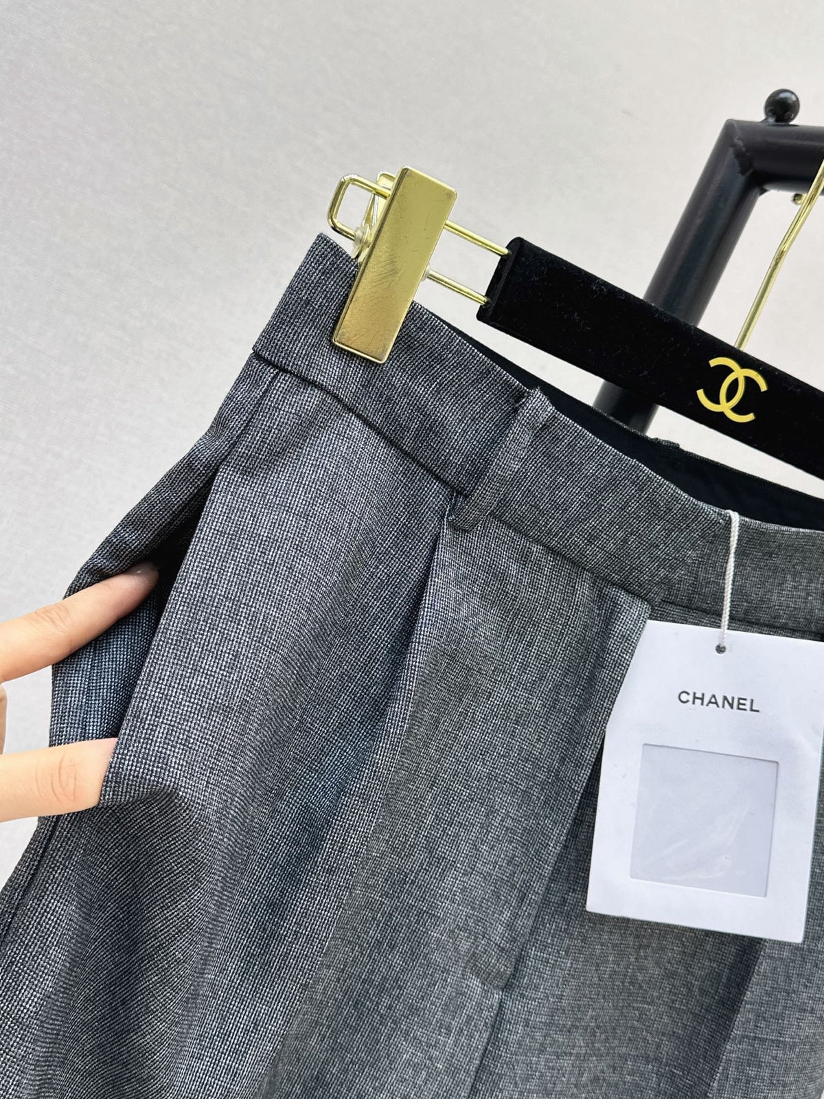26FW New Grey Straight-Leg Trousers 🩶