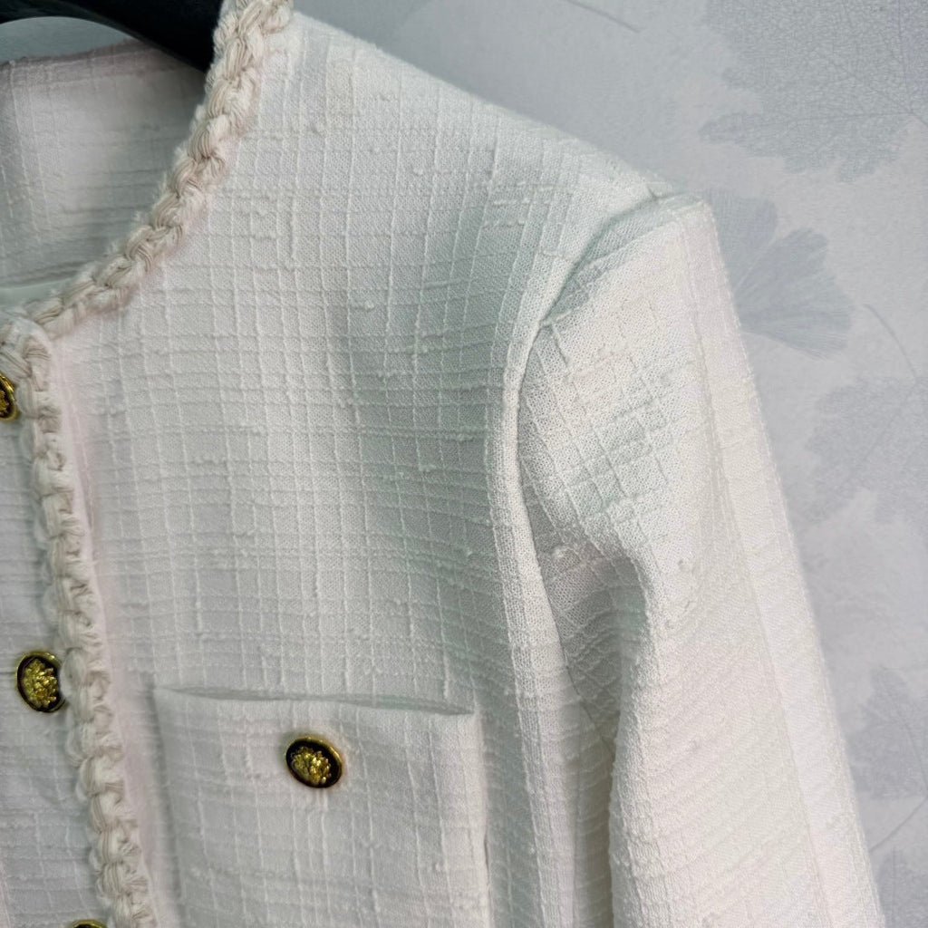 26FW New White Tweed Jacket 🤍