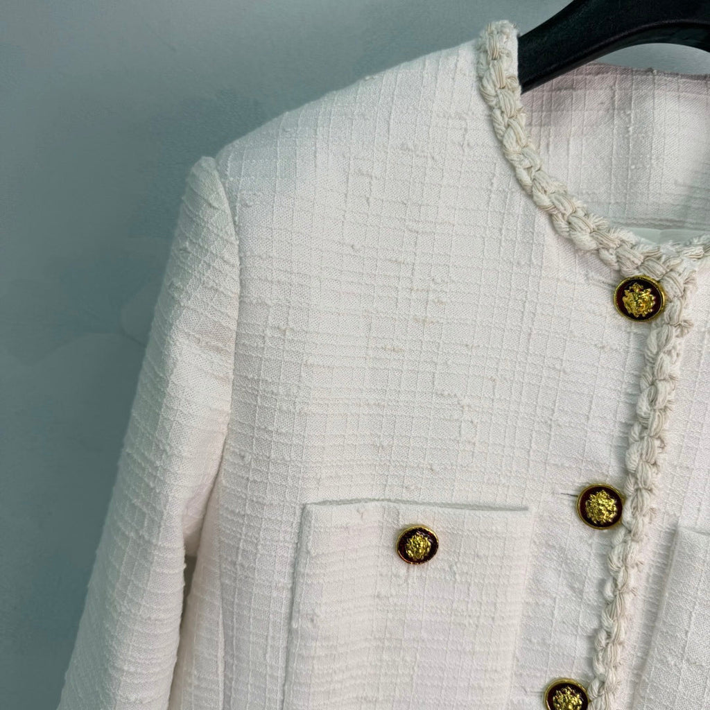 26FW New White Tweed Jacket 🤍