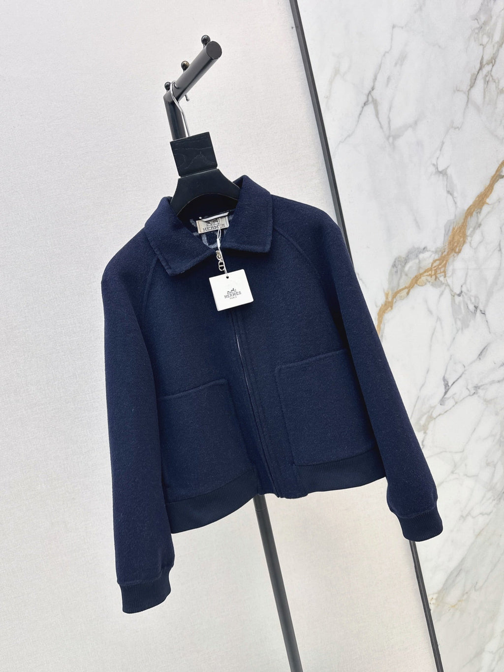 26FW New Reversible Cashmere Short Coat with Lapel 🤎
