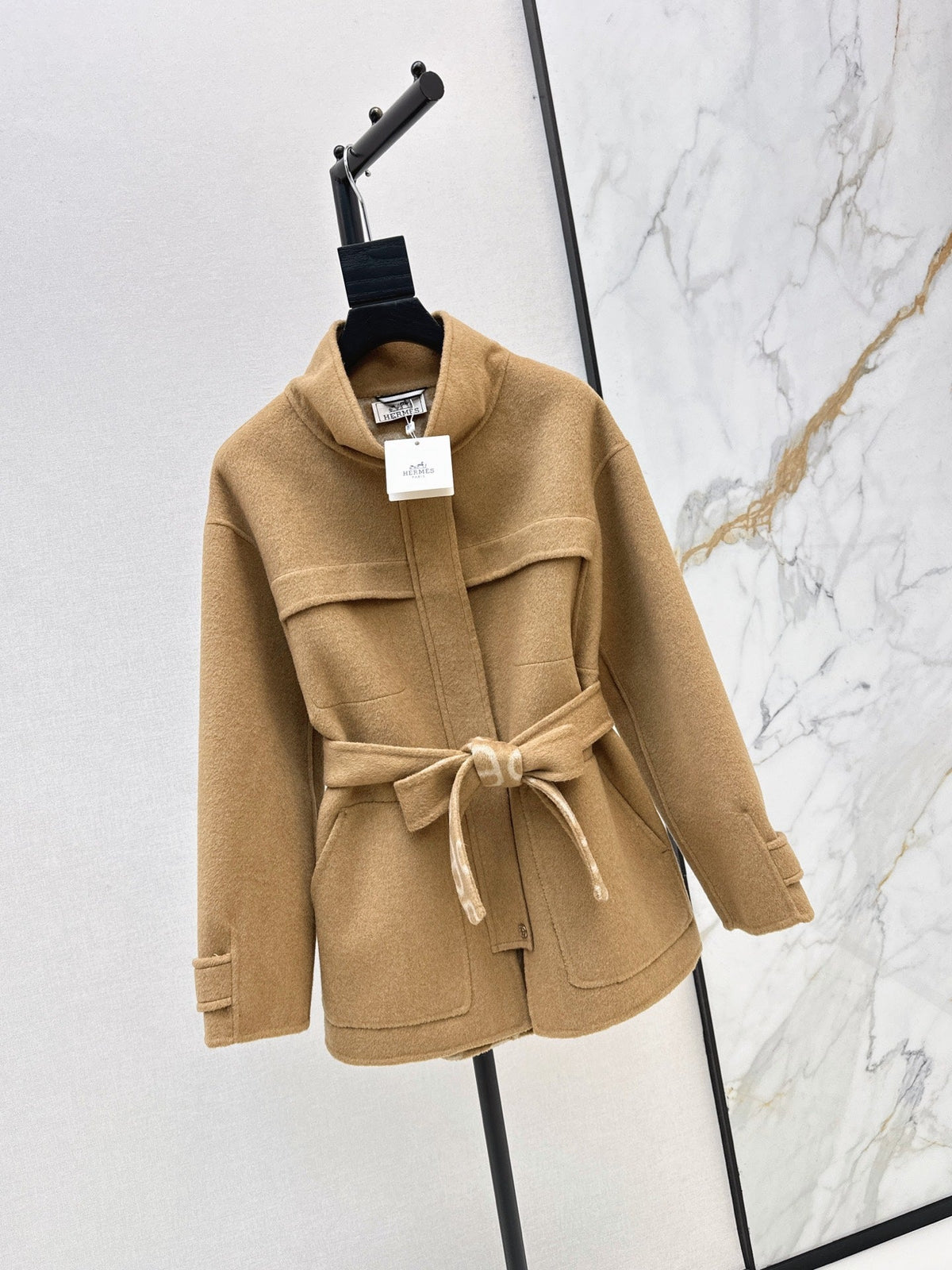 26FW New Reversible Cashmere Mid-Length Lapel Coat 🖤