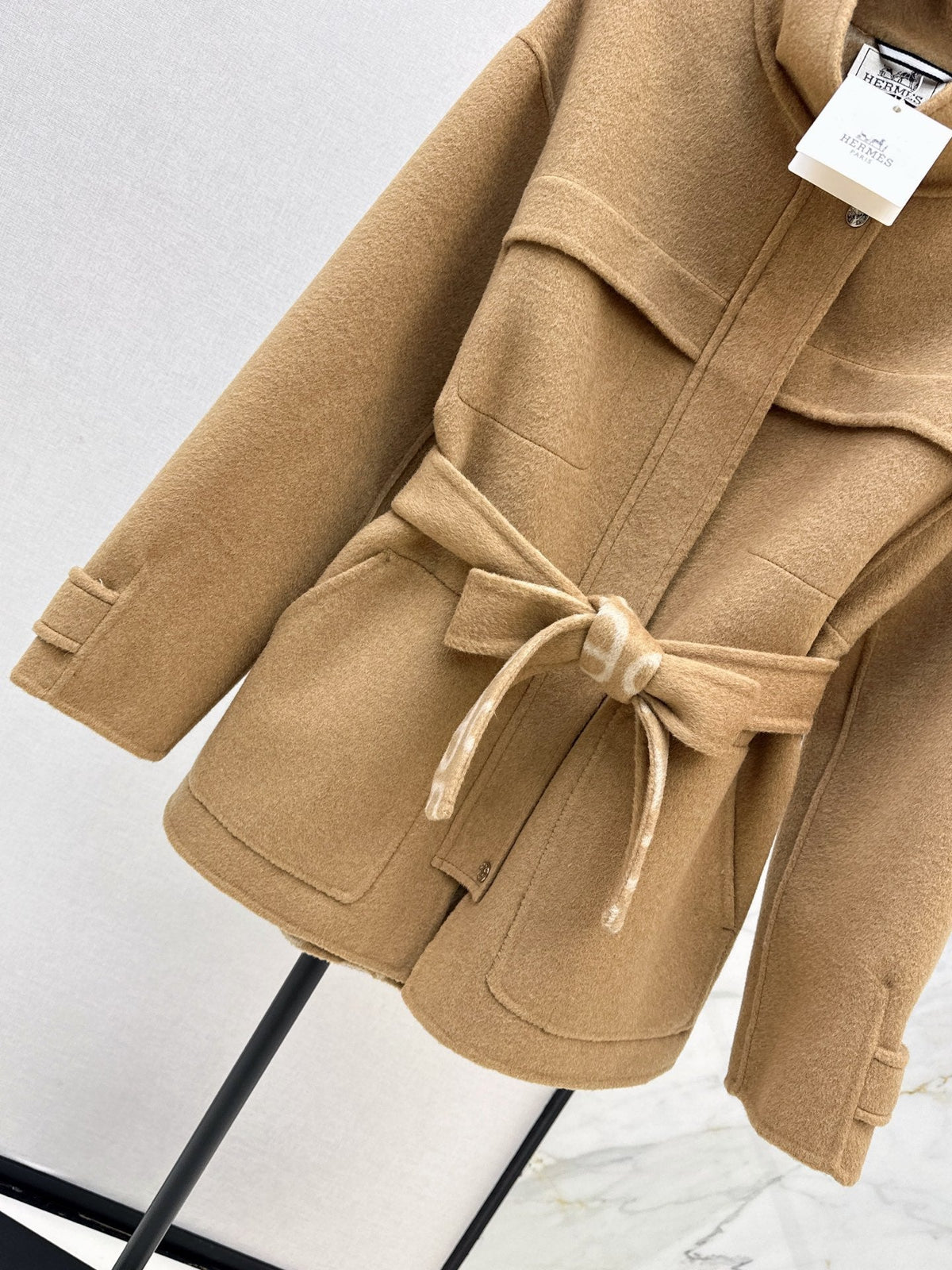 26FW New Reversible Cashmere Mid-Length Lapel Coat 🖤
