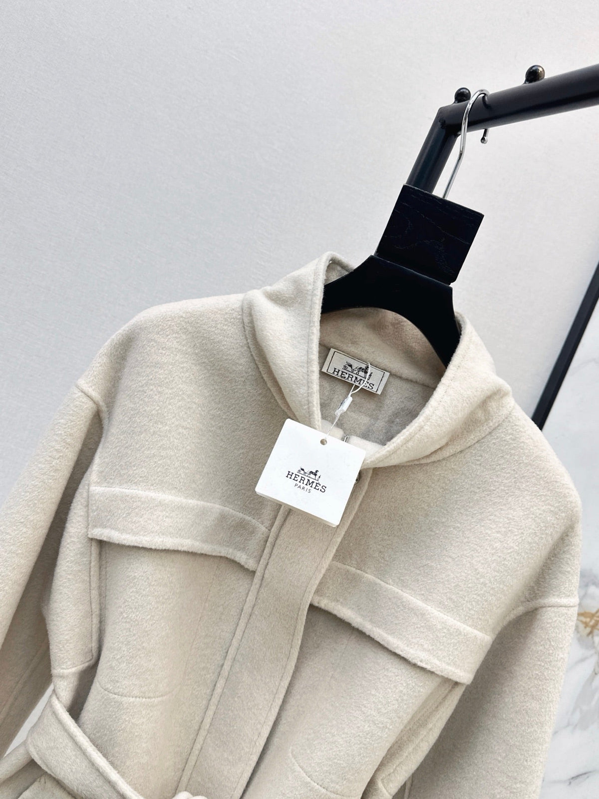 26FW New Reversible Cashmere Mid-Length Lapel Coat 🖤