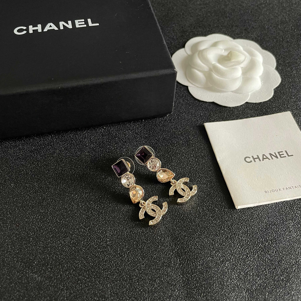 26FW New Double-C Stud Earrings