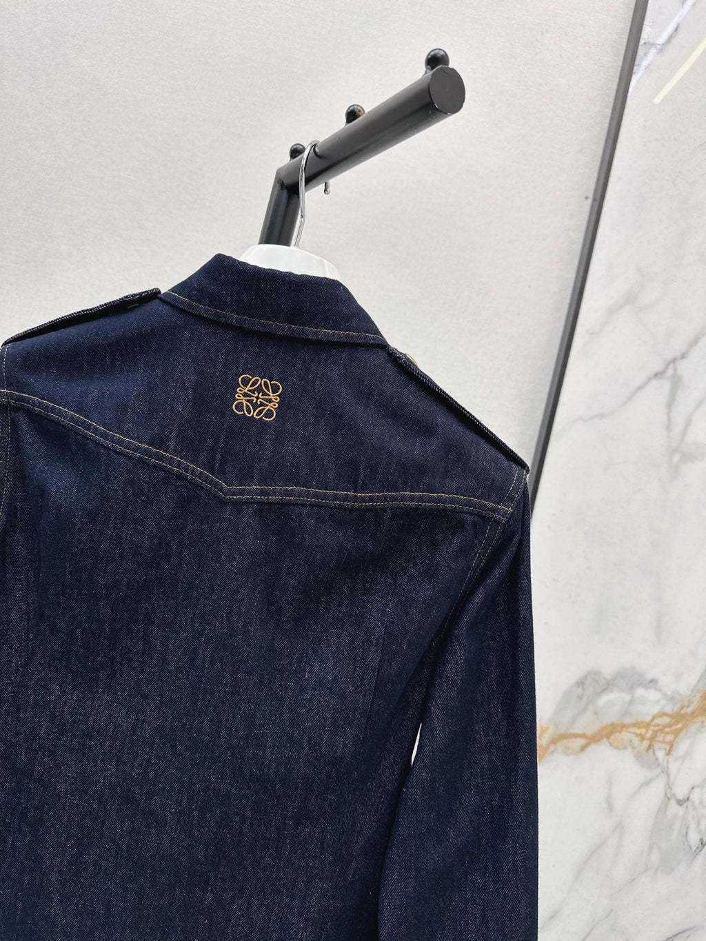 26FW New Slim-Fit Lapel Denim Shirt Jacket 🖤