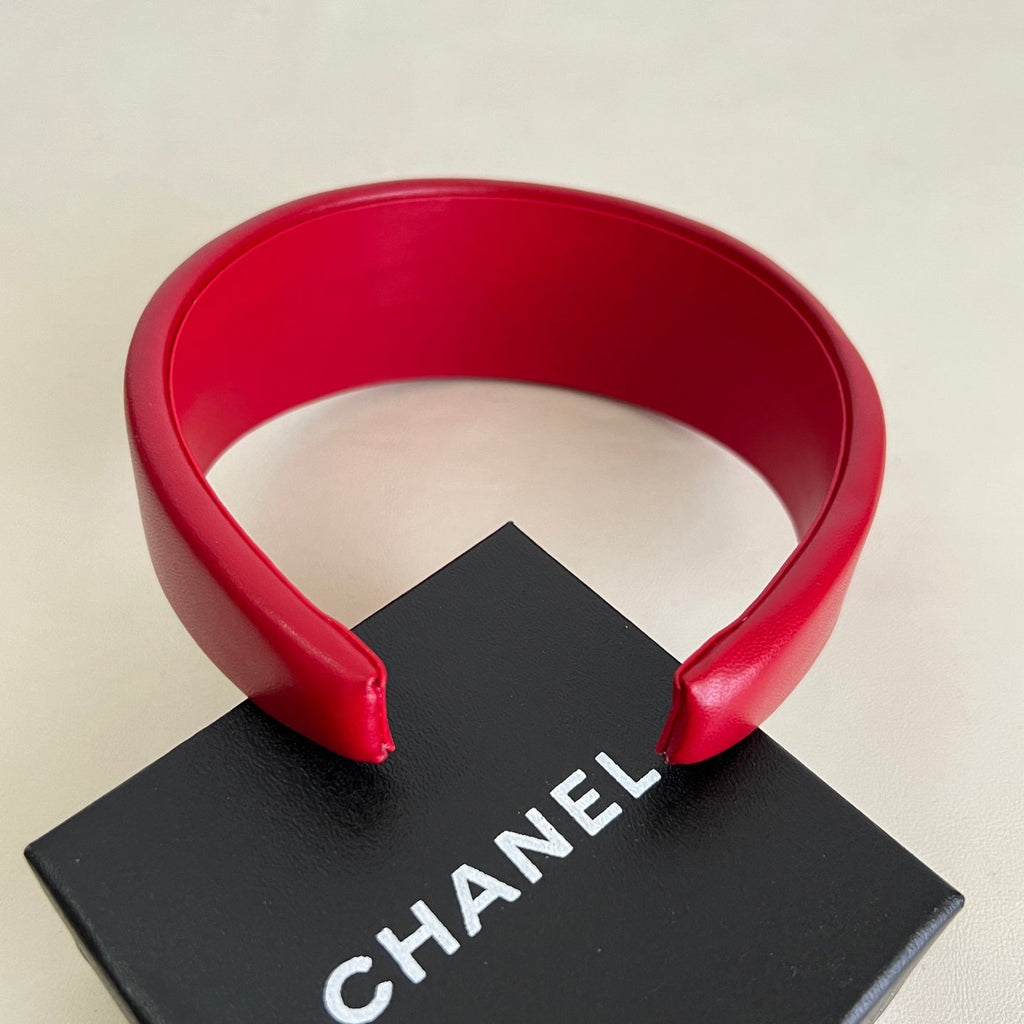 26FW New Wide Gold Double-C Headband