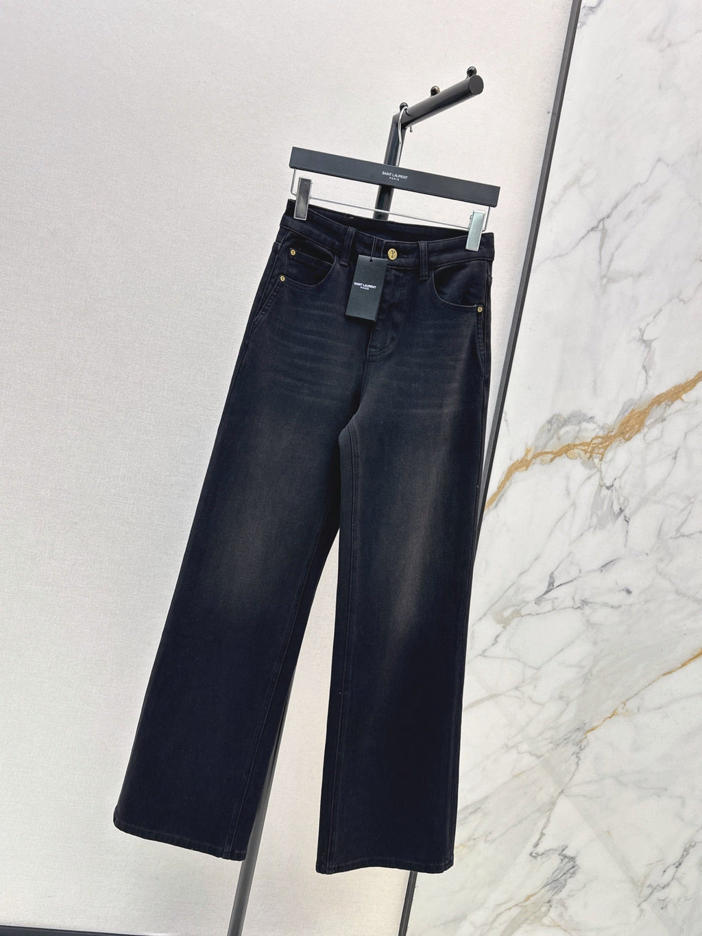 26FW New Logo Letter-Embroidered Straight-Leg Denim Jeans 🖤