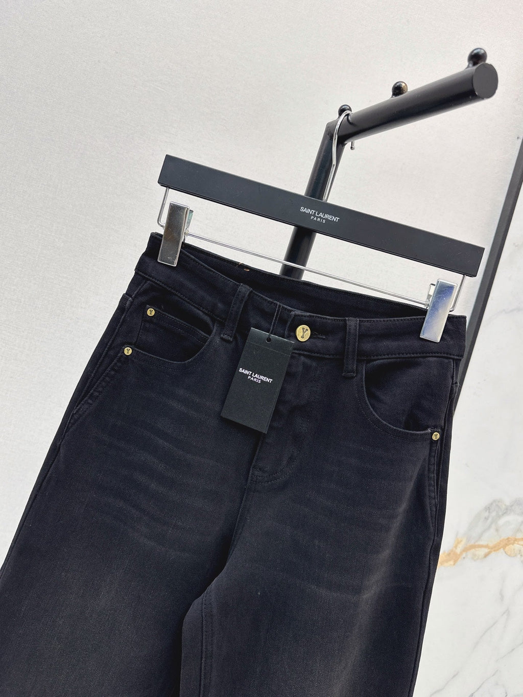 26FW New Logo Letter-Embroidered Straight-Leg Denim Jeans 🖤