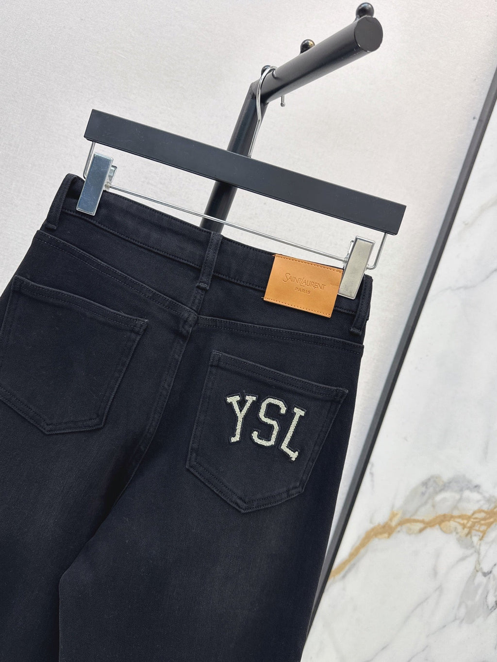 26FW New Logo Letter-Embroidered Straight-Leg Denim Jeans 🖤