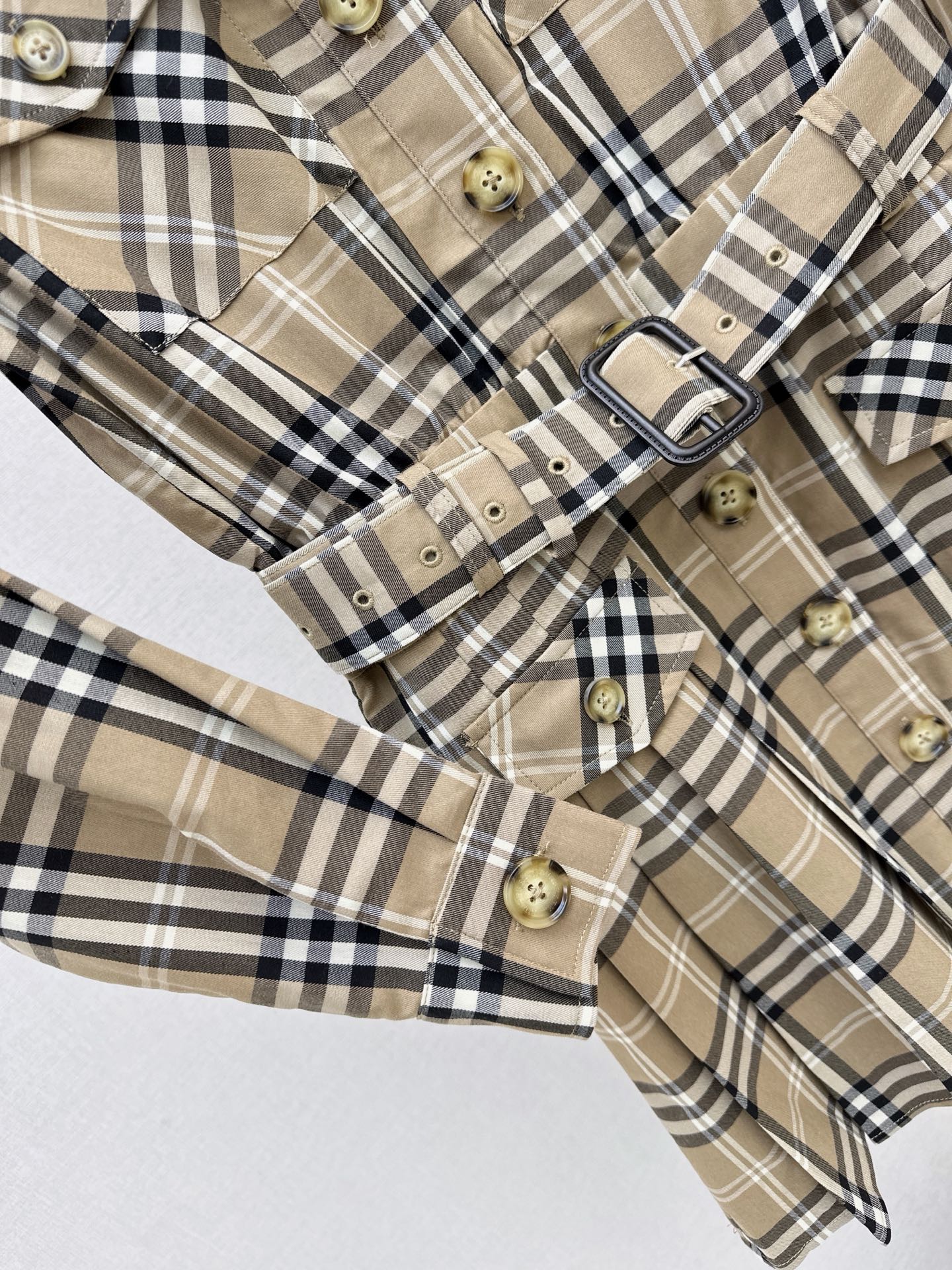 26FW New Classic Plaid Long-Sleeve Dress 🤎
